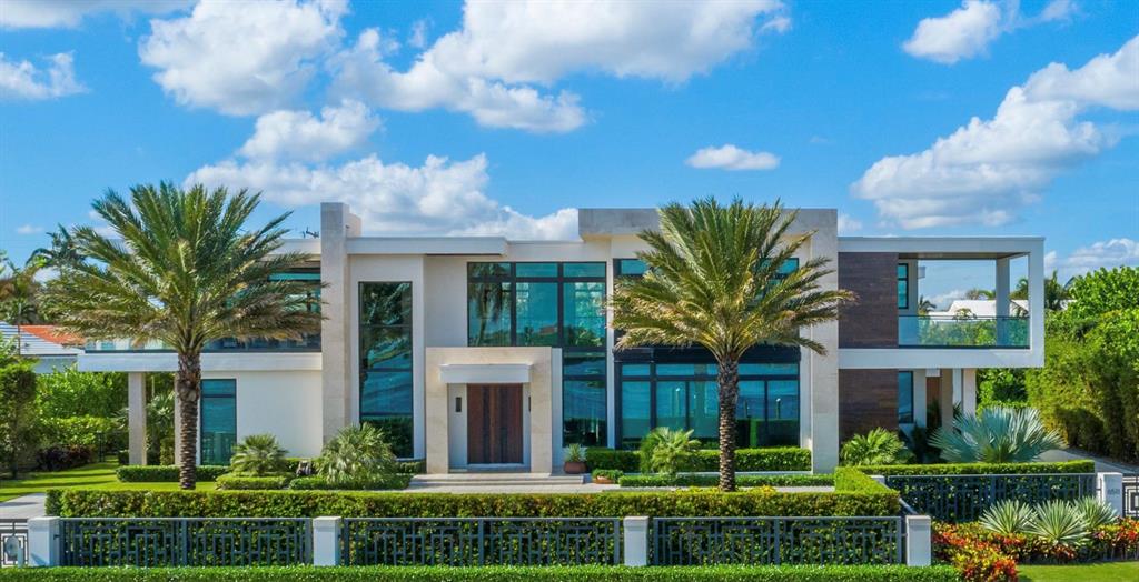 6511 S. Flagler Drive is recognized as one of the most aesthetically appealing waterfront homes in the Palm Beaches. This masterful contemporary design, conceived by In-Site Design Group architects, provides for effortless modern living and entertainment by combining expansive interior and exterior spaces that maximize function and beautiful eastern views across a 2/3 mile wide expanse of the intracoastal waterway.  Situated on .64 acres, the home offers sufficient rear lawn space to accommodate multiple outdoor activities, a spacious pool deck, a separate shade structure that houses an outdoor kitchen, dining area, bathroom, and fire pit.  In addition to the nearly 7,200 sqft of air conditioned living space, the home boasts nearly 1,200 sqft of open and covered second floor terraces that enhance the enjoyment of indoor/outdoor living with waterfront views and refreshing ocean breezes. 

The home was certified for occupancy in December 2017, however the construction was not completed until May 2018.