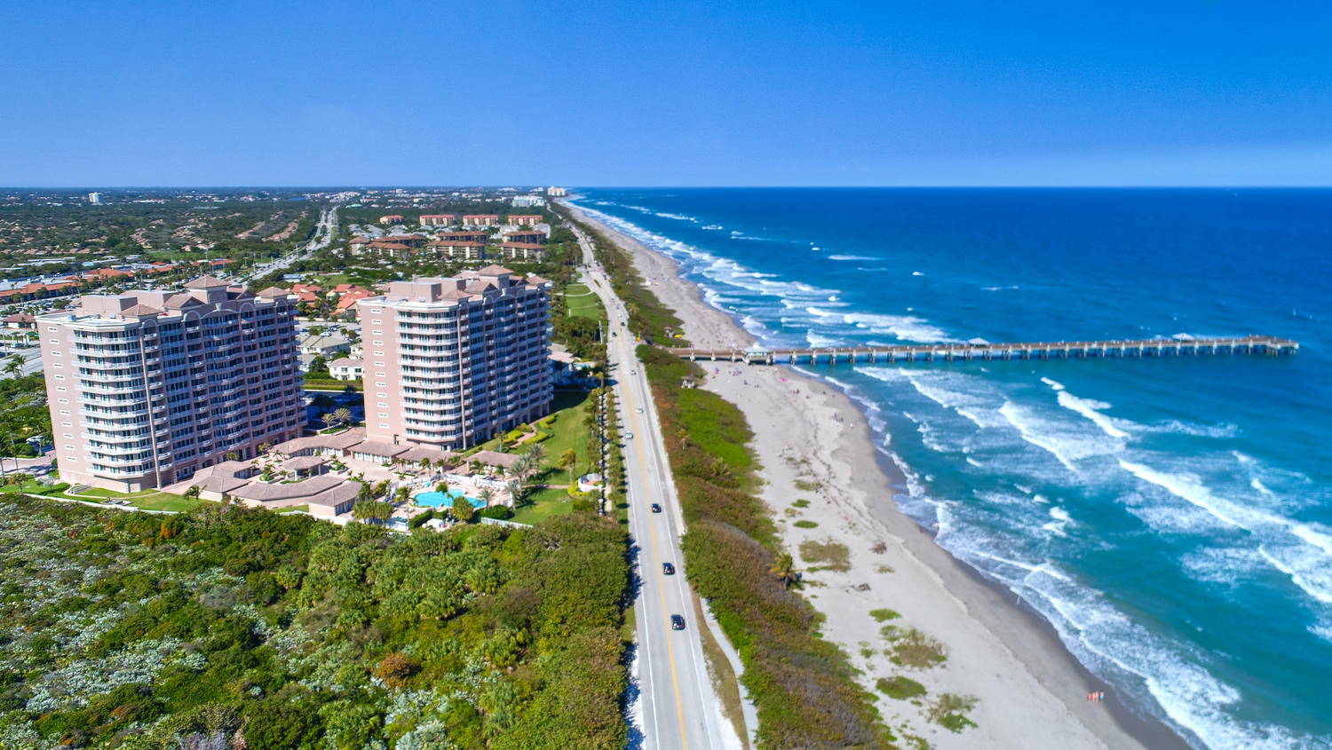 ALSO AVAILABLE FOR LEASE OCEAN LOVERS.. LAST AVAILABLE OCEANFRONT PENTHOUSE ON JUNO BEACH. SPECTACULAR VIEWS PROPERTY  INCLUDES A PRIVATE  CABANA,  OF APPOX  200 SQ FEET FOR GUESTS TO ENJOY DURING THE DAY....   THIS CONDO IS OCEANFRONT  UNOBSTRUCTED  EAST AND SOUTH EAST  BRILLIANT VIEWS.  in this a must see property. .INCLUDES PRIVATE CABANA (value OF ABOUT  100,,000)   which you can sell if you don't have a need for it.  TURQUOISE /BLUE  VIEWS OUTCLASS EVERYTHING ELSE.  CENTER LOCATION FOR EXPANSIVE EAST AND WEST BALCONIES,  3 BEDROOMS 3 FULL BATH (PLUS BONUS BATH IN CABANA)..  DEN ,  OPEN FLOOR PLAN,  BEAUTIFUL MARBLE FLOORING.   JUST WAITING FOR YOUR SPECIAL TOUCHES TO MAKE THIS YOUR PERFECT OASIS / AMENITY PACKAGE incudes  tennis, pickle ball, virtual golf, fitness center, library resort style pool and spa, locker rooms with sauna/ and showers,  24 hour security in building and at gate entrance. Private Elevator to your private foyer, Convenient to nearby Juno Beach Park, and steps to famous Juno Beach Pier. centrally located to incredible fine dining, shopping approximately  20 minutes from PBIA