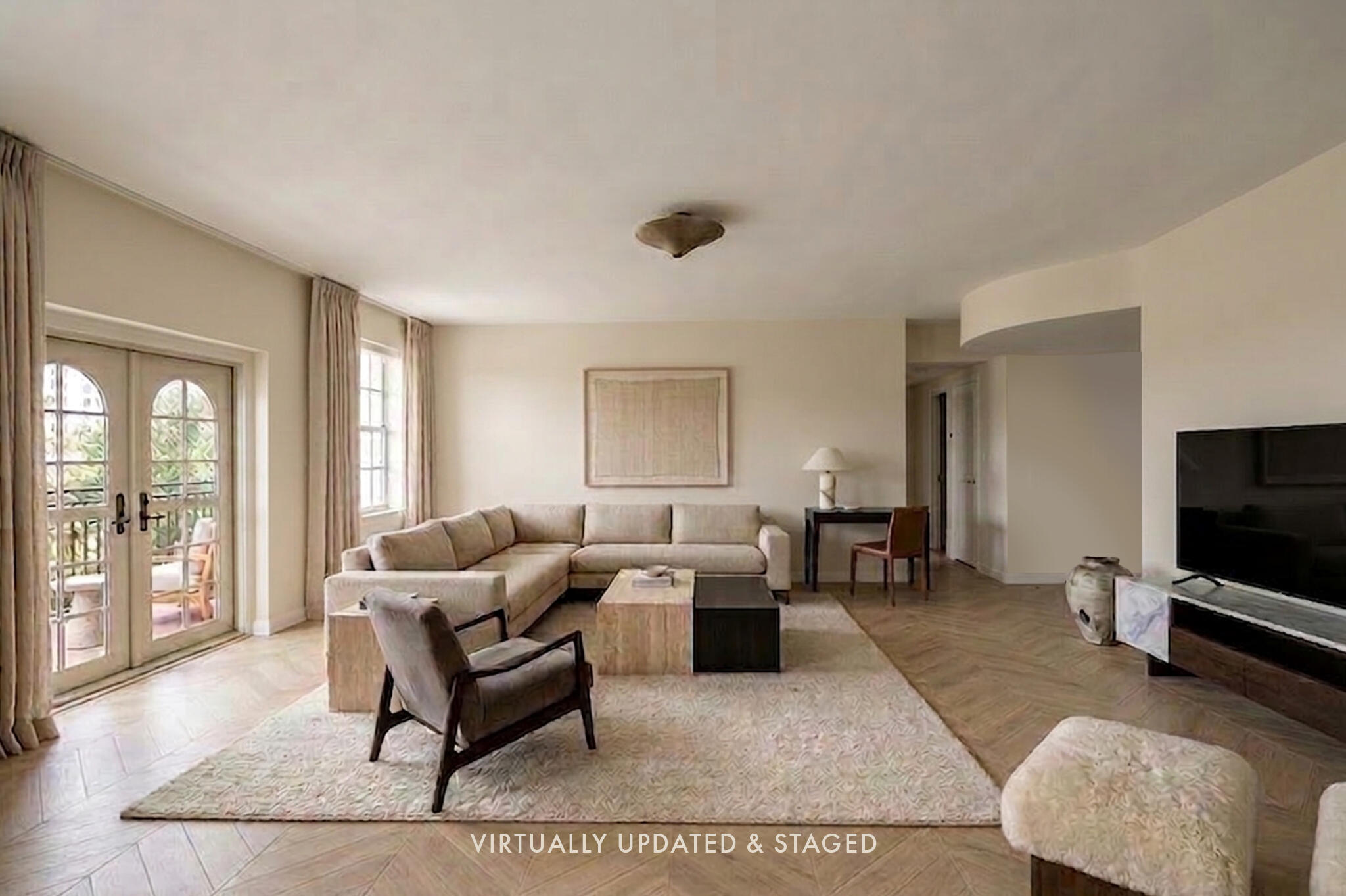 Spacious and bright corner unit. First floor elevated to a second floor. Updated kitchen with newer SS appliances, white wood cabinets and granite countertops. Laundry room with washer and dryer inside. Two balconies with impact glass french doors. Open layout in living and dining room. Two garage spaces and storage room. La Bonne Vie offers doorman, library room, game room with billiards and table tennis, fitness room, sauna, an open heated pool in front of the ocean, a solarium, a BBQ area, and access to the ocean.   Situated mere minutes from Palm Beach Airport, Worth Ave., the Norton Museum, exceptional dining, shopping areas, and water sports, tennis, and golf courts. Seller is motivated, and will pay 2026 Special Assessment at closing.