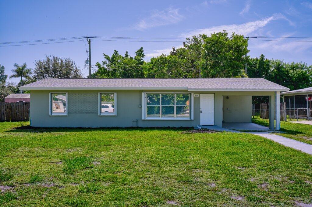 Purchase This Home with $0 Down Out of Pocket! Fully renovated 3 bedroom, 2 bath in Stuart. New roof and new HVAC — the two big-ticket items are already done. The renovation runs top to bottom: solid wood cabinets, granite tops and stainless steel appliances, new vinyl flooring throughout, updated baths, and new lights and fixtures throughout. The back bedroom works just as well as a home office, den, or second living area, giving you room to grow into.1398 living square feet, move-in ready, minutes to downtown Stuart, US-1, and the beaches. Schedule your showing today. Seller financing is available.