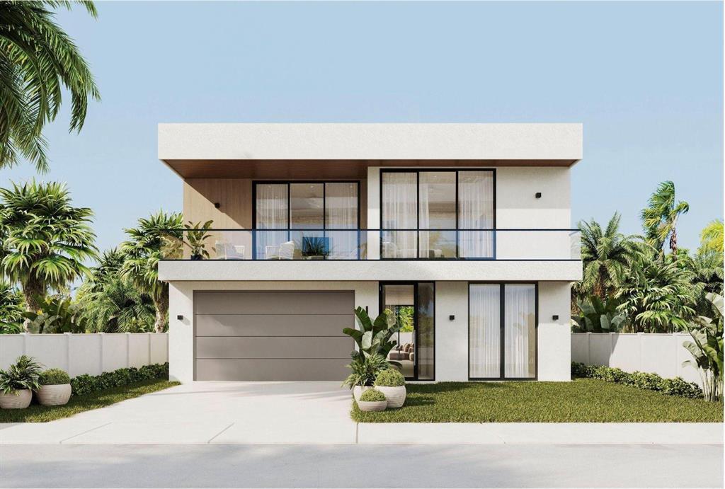 Bespoke coastal living is now within your reach in coveted Fort Lauderdale. Discover a stunning brand new smart residence built by the acclaimed Svilem Quality Developer & step into a foyer that sets the stage for this architectural masterpiece. The interior spaces are deslgned to highlight South Florida's sunshine and modern-chic lifestyle. The first floor boosts an exquisite open layout with one full bedroom en-suite, floor to ceiling windows and sliding doors overlooking a private tropical backyard equipped with a covered summer kitchen & pool. The Chef-Inspired Custom kitchen is a true showpiece. Oversized second family room on the second floor is a unique highlight not to be missed. Additional features are dramatic accents of carpentry, wallpaper, light fixtures, huge walk in closets.