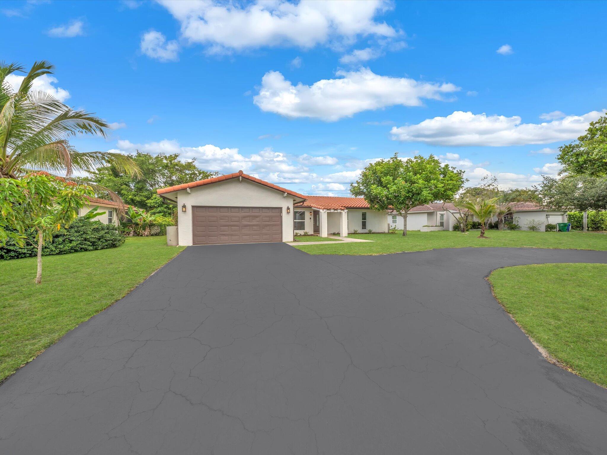 COME and SEE! Newly renovated 3/2 home, OVERSIZED LOT (room for pool and/or (ADU- Accessory Dwelling Unit- families/investors looking to build mother-in-law and/or rental unit(s).   NO HOA!    Two-car garage. Circular driveway w/extra parking spaces. Large Laundry room w/extra storage and sink.  Hurricane impact windows. Rainwater Collection System. Close to A-schools, shopping, and places of worship.   Move in ready! Please use Showing Time.  No Sunday Showings.