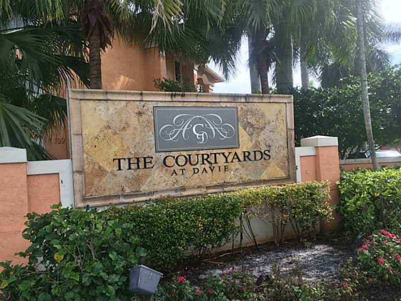 Welcome to your perfect oasis at Courtyards in Davie! This fantastic 2-bedroom, 2-bathroom condo offers a bright and inviting space with fresh paint and tile throughout. The primary suite features a walk-in closet, providing ample storage. This pet-friendly community boasts exceptional amenities, including a large pool, exercise room, clubhouse, and tennis courts. Situated near NSU and FAU, this location offers unparalleled convenience with easy access to schools, shopping, and entertainment. Plus, enjoy peace of mind with a 2022 energy-efficient air conditioning system. Don't miss out on this opportunity for an ideal blend of comfort and convenience in a highly sought-after area!