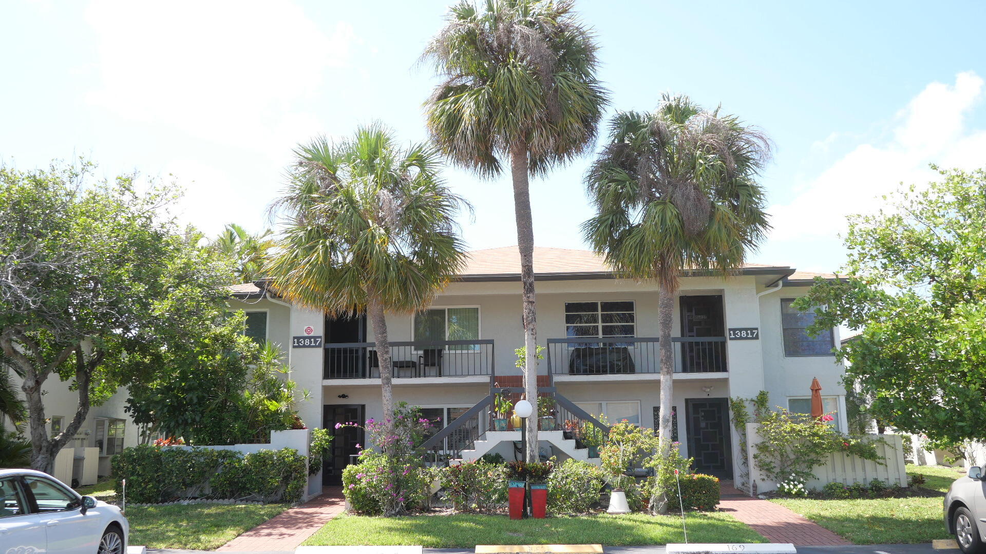 55+ - SEASONAL-This second floor (note: no elevator) bright, beautifully appointed home boasts an open balcony with expansive, breathtaking water views that will make every morning coffee and evening unwind feel like a mini vacation. With many windows throughout, the natural light pours in, highlighting the generous square footage and thoughtful layout. The split bedroom design ensures ultimate privacy for both you and your guests, while the second bedroom offers convenient dual access to the bathroom — perfect for everyday living or entertaining. You'll love the tastefully updated kitchen and baths. The additional front balcony gives you even more outdoor space to enjoy Florida's fabulous weather. This home is located in a friendly, vibrant community with a brand new state of the art ... clubhouse that just opened. Palm Greens offers a resort-style lifestyle with a beautiful pool area, 9 HAR-TRU tennis courts, pickleball, a full calendar of activities, and even a poolside café serving breakfast and lunch. Whether you're looking to stay active, meet new friends, or just soak up the sunshine, this condo gives you the perfect place to live your best life. Don't miss your chance to call this exceptional home your winter oasis. Please schedule your showing today and experience the lifestyle you deserve!