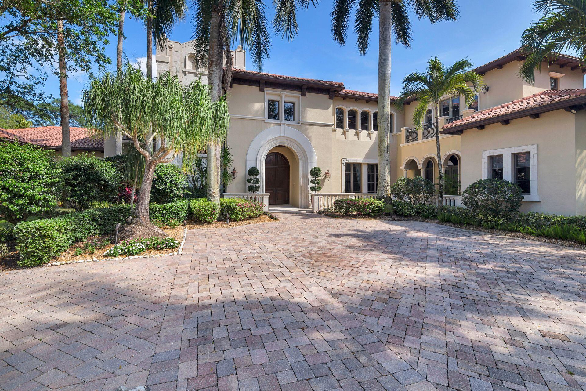 BEAUTIFUL MEDITERRANEAN HOME THAT HAS BEEN LOVINGY CARED FOR BY THE CURRENT OWNERS.
THE HOME FEATURES FIVE BEDROOMS AND SEVEN AND A HALF BATHS, A 4 CAR GARAGE AND A GOLF CART GARAGE SPACE. THE GOURMET KITCHEN IS EVERY COOKS DREAM. INDOOR /OUTDOOR LIVING IS AT ITS BEST IN THIS HOME, WITH AN OUTDOOR KITCHEN AND GRILL AS WELL AS A COZY FIREPLACE AND TELEVISION.
THIS ALL OVERLOOKS THE RESORT STYLE SWIMMING POOL AND YOUR VERY OWN PUTTING GREEN.
THE MASTER BEDROOM WITH HIS AND HERS CLOSETS AND BATHS IS TRULY A RETREAT FROM THE OUTSIDE WORLD. UP STAIRS THERE IS A LARGE LANDING THAT DOUBLES AS A LOUNGE AREA, AND THREE SPACIOUS BEDROOMS, ALL ENSUITE.
ONE OF THE FEATURES OF THIS HOME IS THAT IT IS GRANDFATHERED IN THAT THE BUYER DOES NOT HAVE TO JOIN.
- SEE MORE: THE CLUBHOUSE AND FACILITIES HAVE BEEN RECENTLY RENOVATED TO THE HIGHEST STANDARDS AND WILL APPEAL TO MOST.