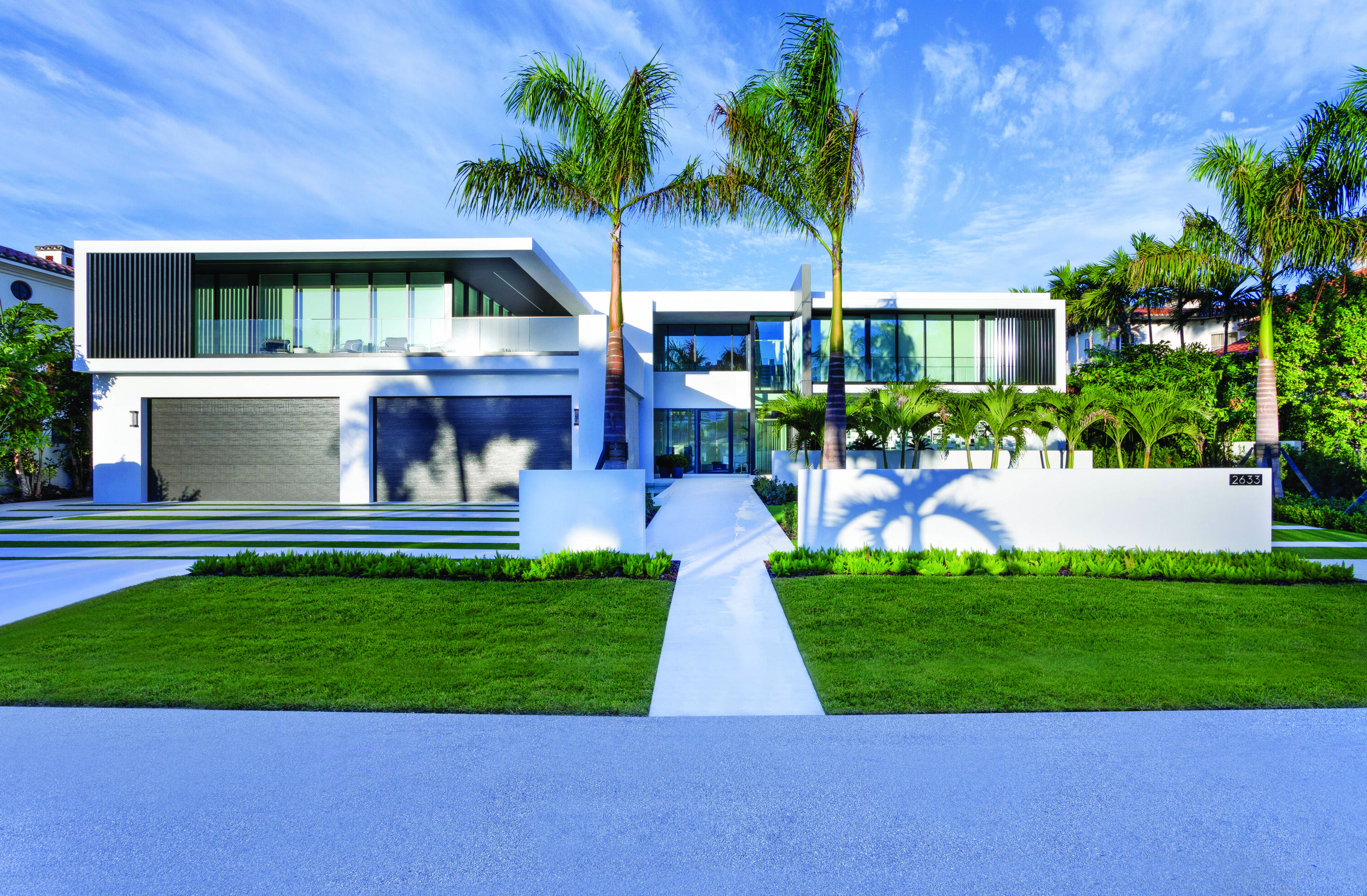 Welcome to 2633 Spanish River Road in Boca Raton. Artfully built by Boca Raton Custom Homes, innovatively conceived by acclaimed Rex Nichols Architects, with spectacular interiors by award-winning Lesly Maxwell, and sublime landscaping design by Greg Lombardi Design, this stunning waterfront residence is one of the most beautiful homes in Palm Beach County. Here the transfusion of light and space, the compelling axis of lines, the minimalist flair all work together to create architectural layers that appear to float, while seamlessly integrating the outdoors with the indoors. Also offered at $17.95 Million Designer Furnished by Lesly Maxwell of Lesly Maxwell Interiors. DISCLAIMER: Information published or otherwise provided by the listing company and its representatives including but not limited to prices, measurements, square footages, lot sizes, calculations and statistics are deemed reliable but are not guaranteed and are subject to errors, omissions or changes without notice. All such information should be independently verified by any prospective purchaser or seller. Parties should perform their own due diligence to verify such information prior to a sale or listing. Listing company expressly disclaims any warranty or representation regarding such information. Prices published are either list price, sold price, and/or last asking price. The listing company participates in the Multiple Listing Service and IDX. The properties published as listed and sold are not necessarily exclusive to listing company and may be listed or have sold with other members of the Multiple Listing Service. Transactions where listing company represented both buyers and sellers are calculated as two sales. The listing company's marketplace is all of the following: Vero Beach, Town of Orchid, Indian River Shores, Town of Palm Beach, West Palm Beach, Manalapan Beach, Point Manalapan, Hypoluxo Island, Ocean Ridge, Gulf Stream, Delray Beach, Highland Beach, Boca Raton, East Deerfield Beach, Hillsboro Beach, Hillsboro Shores, East Pompano Beach, Lighthouse Point, Sea Ranch Lakes and Fort Lauderdale. Cooperating brokers are advised that in the event of a Buyer default, no commission will be paid to a cooperating Broker on the Deposits retained by the Seller. No commissions are paid to any cooperating broker until title passes or upon actual commencement of a lease. Some affiliations may not be applicable to certain geographic areas. If your property is currently listed with another broker, please disregard any solicitation for services. Copyright 2021 listing company All Rights Reserved.