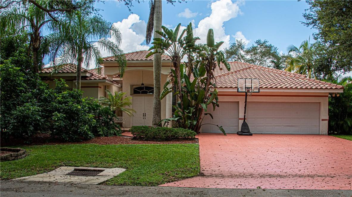 WOW - Rare Opportunity - 4 Bedroom / 3 Bath home is the Country's Point Estate gated Community of Parkland. Enjoy the Beautiful Western Sunsets while overlooking the Lake View, Pool side.  This Spacious Home is perfect for a growing family with separate Living room, separate Dining Room and Family Room. Spacious Bedrooms, Master Bedroom with Wood-like Flooring and Spacious Master Bath. Breakfast/Counter Top Eating, Pantry, Tile Flooring throughout.  Hurricane Accordion Shutters, 3 Car Garage and more. Roof 2011.  Parkland features excellent schools, walking & jogging paths & activities to enjoy.