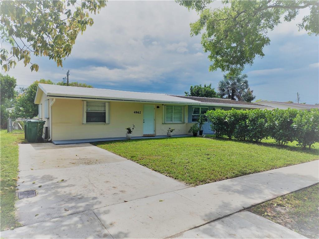 Modern remodeled bright and airy three bedrooms, two bathrooms home. Owners ensuite has a walk-in closet and large windows that lets in natural light. Large secondary bedrooms, has ample closet space along one entire wall of the rooms. New stainless-steel appliances and modern stained concrete countertops. This home features a large laundry room, huge, covered patio as well as a large backyard for entertaining. Zoned for the excellent Cooper city schools.