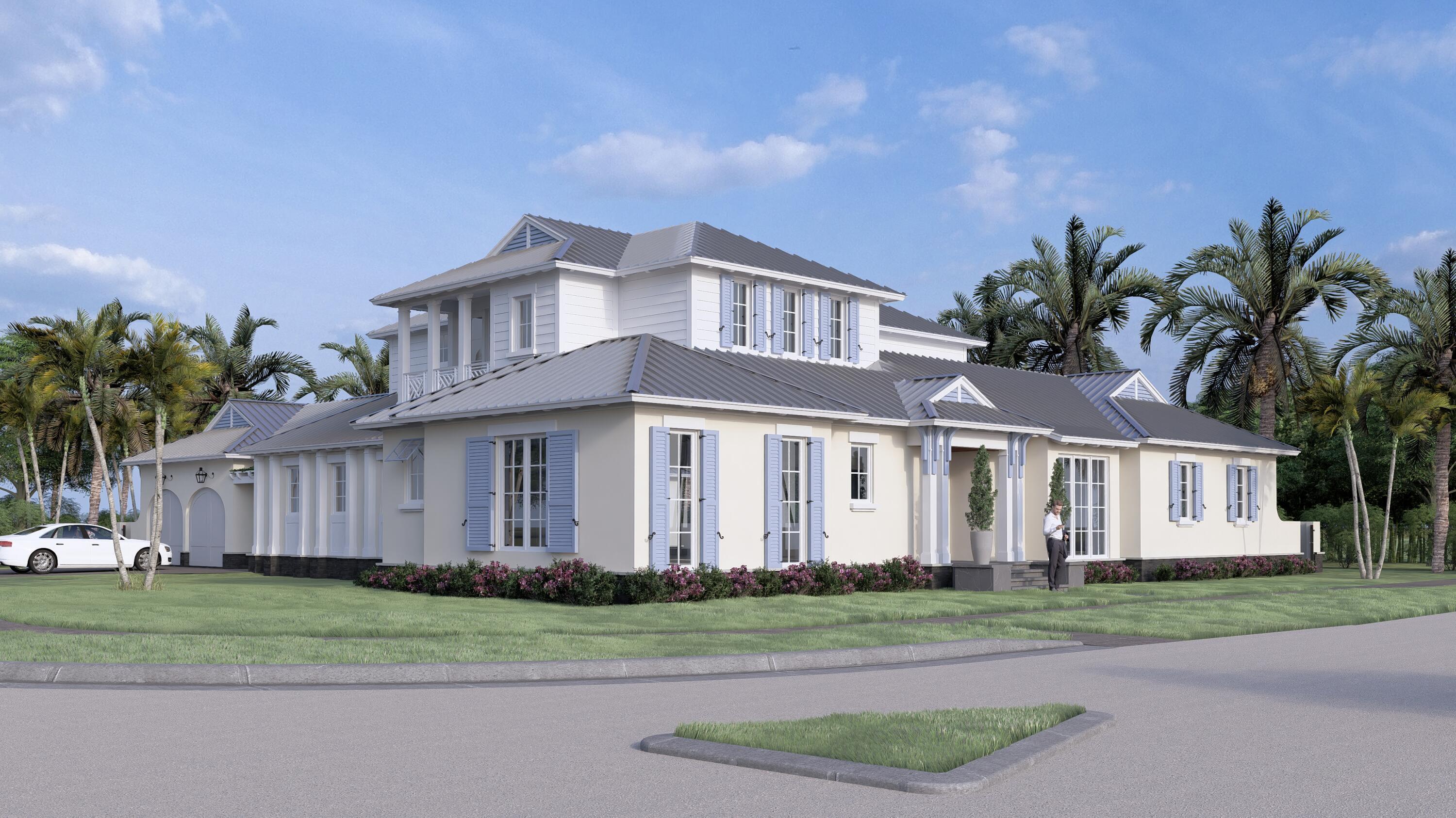 An opportunity to secure a future coastal estate in the heart of Downtown Delray Beach, positioned just four blocks from Atlantic Avenue and less than a mile from the beach. This exceptional 13,165± SF corner lot within the Del Ida Park overlay is offered with award-winning architectural plans by Randall Stofft Architects for a 6,217 total SF (4,941 SF under air) two-story coastal transitional residence.  The thoughtfully designed home features six bedrooms, six and a half baths, a resort-style courtyard pool, club/wellness flex space and expansive indoor-outdoor living designed to capture the privacy and lifestyle of the property's unique courtyard layout. Historic review is in its final stage and architectural design is complete, positioning a future owner significantly ahead of the typical new construction timeline in Delray Beach. Architectural plans convey with the sale but are not required to be used. Buyers may modify the design, subject to City approval. Information including prices, measurements, square footages, lot sizes, features, finishes and calculations is subject to errors, omissions, or changes without notice. Buyers should independently verify all information.