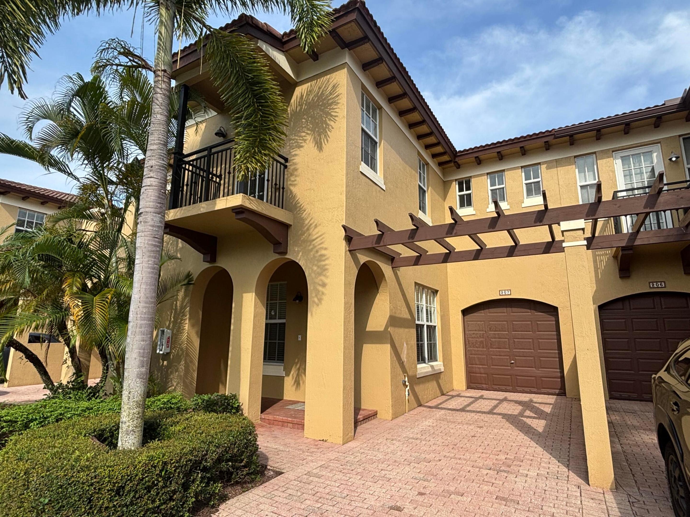 Mostly renovated, upgraded floors, kitchen countertops and all new appliances, ceiling fans and vanity in first floor bathroom. Welcome to this thoughtfully designed 3-bedroom, 2.5-bathroom townhouse in Ventura Greens at Emerald Dunes Condo, located in West Palm Beach, Florida. Spanning 1,913 square feet across two stories, this residence offers an efficient floor plan with comfortable living space. The home includes convenient one-car garage parking and features multiple bathrooms to serve household needs. This townhouse provides an excellent opportunity for those seeking a well-proportioned dwelling in an established community setting. Vacant and a must visit ! Mostly renovated, upgraded floors, kitchen countertops and all new appliances, ceiling fans and vanity in first floor bathroom.
