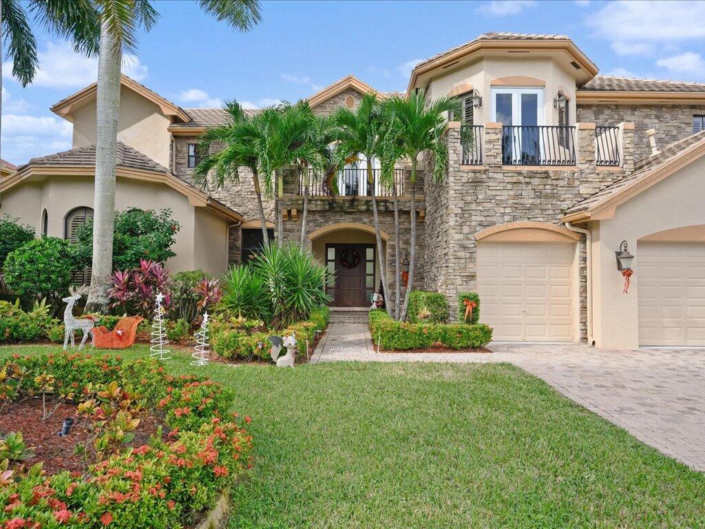 This stunning Marseille model features 5 bedrooms, 6.5 baths, movie room, office and a beautifully landscaped patio with a heated pool and outdoor shower. Beautiful upgrades are present upon every turn; custom wood kitchen cabinets and granite countertops, sub zero fridge and KitchenAid appliances, saltwater aquarium, plantation shutters, Acacia wood and marble floors, custom fireplace and custom closets throughout!! Soaring ceilings and beautiful colors bring together this incredibly warm, light infused home.