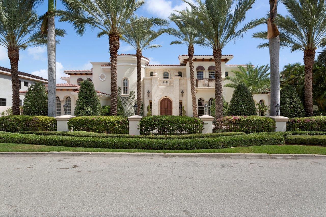 Expressing classic grace and grandeur, this stunning estate stands impressively on sprawling grounds fronting 150± feet on the Butterfly Palm Waterway of prestigious Royal Palm Yacht & Country Club. Breathtakingly beautiful with its rotunda-style staircase, the grand foyer is a prelude to the exquisitely appointed main living areas. Just outside these waterside rooms, the outdoor living space sets the stage for entertaining on the lavish pool terrace and loggia where guests can socialize, relax, and dine by the romantic open-air fireplace and trickling tiered fountain. Family and guests have exceptional privacy in the seven bedroom suites arranged in various wings on both levels, featuring the sumptuous multi-room master wing plus a separate guest retreat. Expressing classic grace and grandeur with a look of fresh refinement, this stunning estate stands impressively on sprawling grounds fronting 150± feet on the Butterfly Palm Waterway of prestigious Royal Palm Yacht & Country Club. 


DISCLAIMER: The written and verbal information provided including but not limited to prices, measurements, square footages, lot sizes, calculations and statistics have been obtained and conveyed from third parties such as the applicable Multiple Listing Service, public records as well as other sources. All information including that produced by the Sellers or Listing Company are subject to errors, omissions or changes without notice and should be independently verified by any prospect for the purchase of a Property.  The Sellers and Listing Company expressly disclaim any warranty or representation regarding all information.  Prospective purchasers' use of this or any written and verbal information is acknowledgement of this disclaimer and that Prospects shall perform their own due diligence.  Prospective purchasers shall not rely on any written or verbal information provided when entering into a contract for sale and purchase.  Some affiliations may not be applicable to certain geographic areas. If your property is currently listed, please do not consider this a solicitation.   In the event a Buyer defaults, no commission will be paid to either Broker on the Deposits retained by the Seller. "No Commissions Paid until Title Passes." Buyer pays title insurance, Florida documentary stamps, and all other closing costs for New Construction and land use. Copyright 2016.  All Rights Reserved.