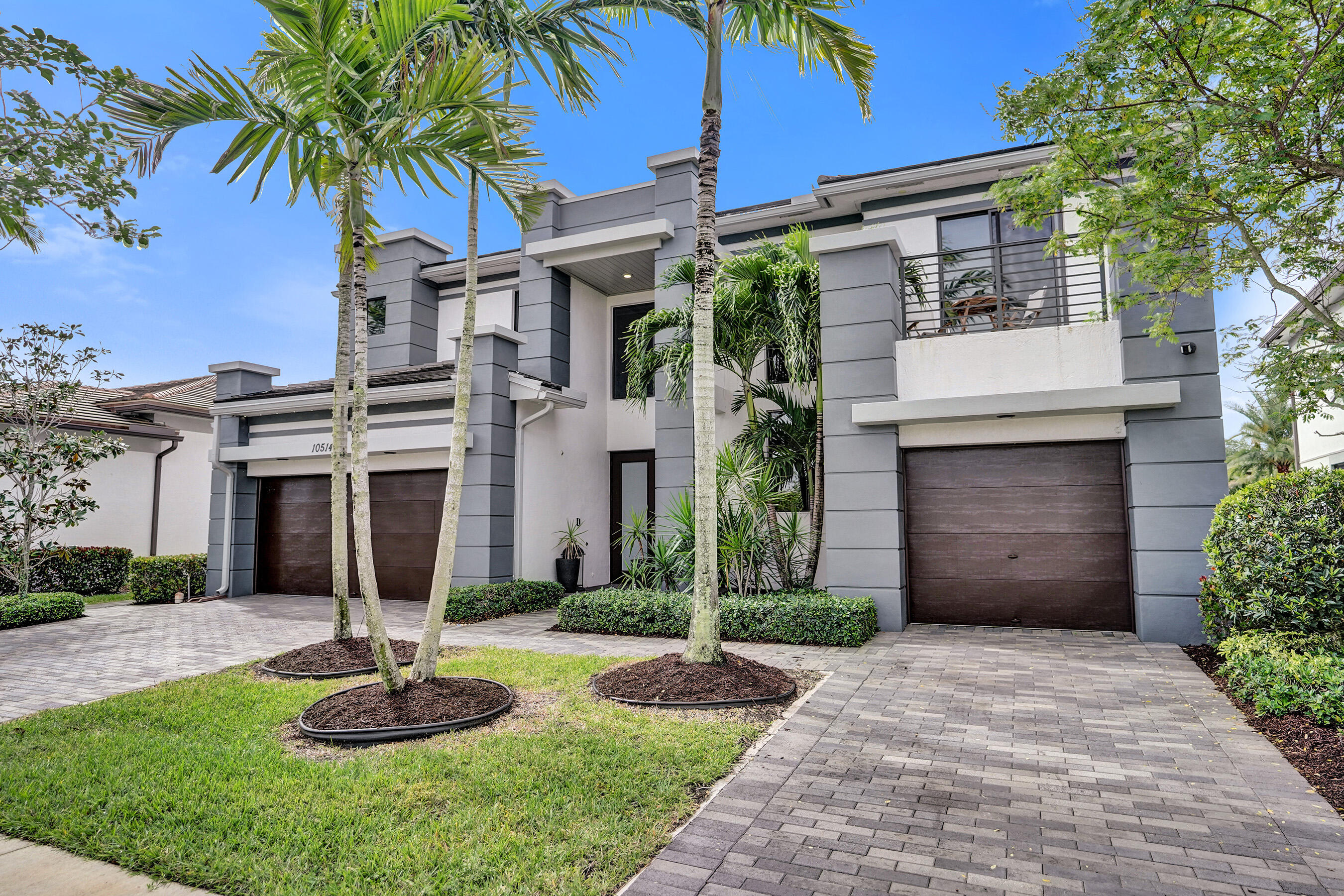 This stunning home boasts 6 bedrooms, 6.5 baths, a study downstairs as well as the Primary suite, a large gameroom/bedroom, a resort style pool with spa, surround sound, artificial turf, lush landscaping, and a high-end outdoor kitchen, awnings, screened patio. Finishes include no carpet, upgraded railings, motorized blinds, and generator, over $400K spent. Nothing left undone with hundreds and hundreds of thousands in tasteful, timeless upgrades. Complete Full rooftop solar panels reduce your electric bill significantly, epoxy garages, storage racks, built in and a extra large safe stays. The home is warm and inviting, situated in beautiful Cascata on Model Row block, resort style community with clubhouse  and a sports plex with pools, kids splash parks, basketball, tennis and more.