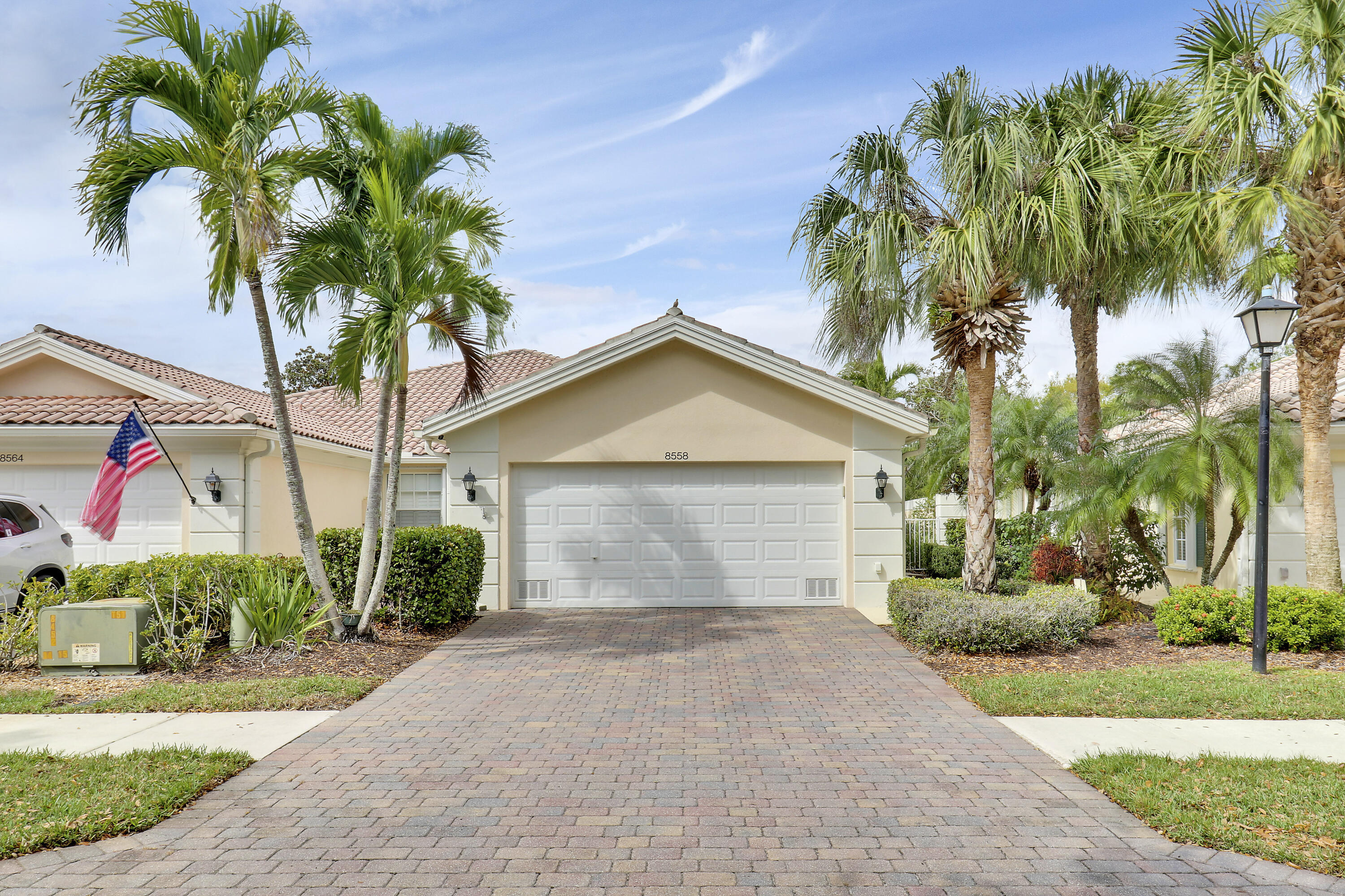 Light, bright, and move-in ready, this beautifully maintained 2-bedroom, 2-bath Capri model is being offered completely furnished for ultimate convenience. Enjoy peaceful preserve views from your private, fenced-in backyard—perfect for relaxing or entertaining in a tranquil setting. Located in the highly desirable Retreat community in Hobe Sound, this home offers both comfort and privacy.  Golf enthusiasts will love being just around the corner from private Lost Lake Golf Club, while everyday conveniences are only minutes away, including shopping, dining, and pristine local beaches. Whether you're looking for a full-time residence or a seasonal escape, this home checks all the boxes for easy Florida living.