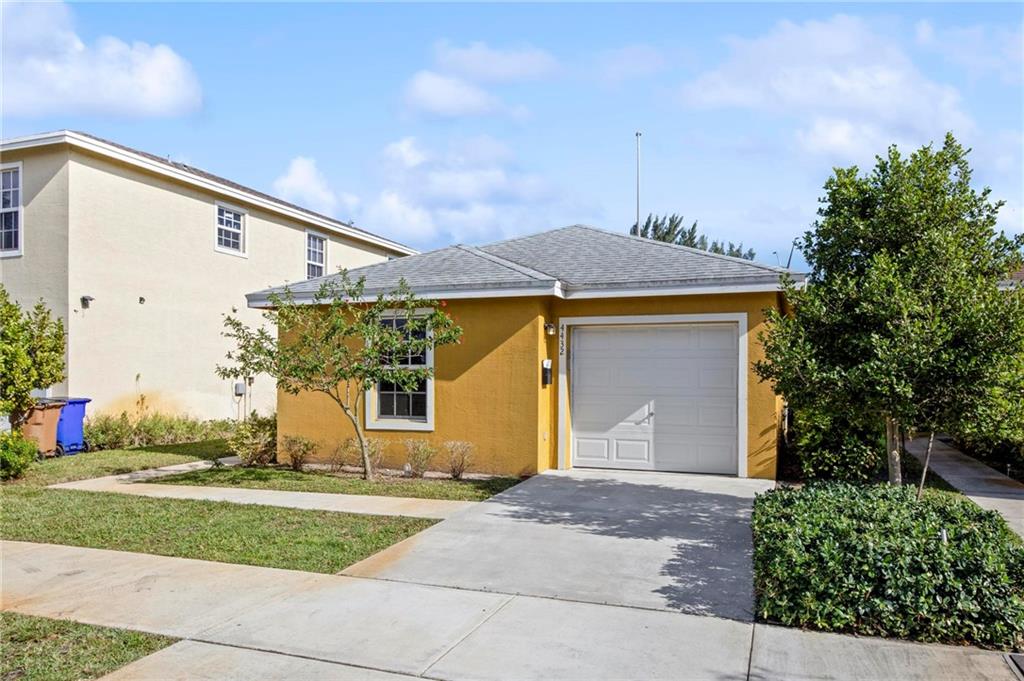 3 bedroom 2 bath home with 1 car garage. Home was built in 2016 and features impact windows and doors, kitchen has granite counters and wood cabinets, tile floors in the living area / carpet in bedrooms. Please view builder brochure attached to listing for more of the details this home has. Community of 14 homes has a hoa (no approval necessary) to maintain the aesthetics of the community - and is is only $65 per month which includes your sprinkler system (well water) and lawn care! Homeowners are now able to fence in their properties and also widen their driveways!