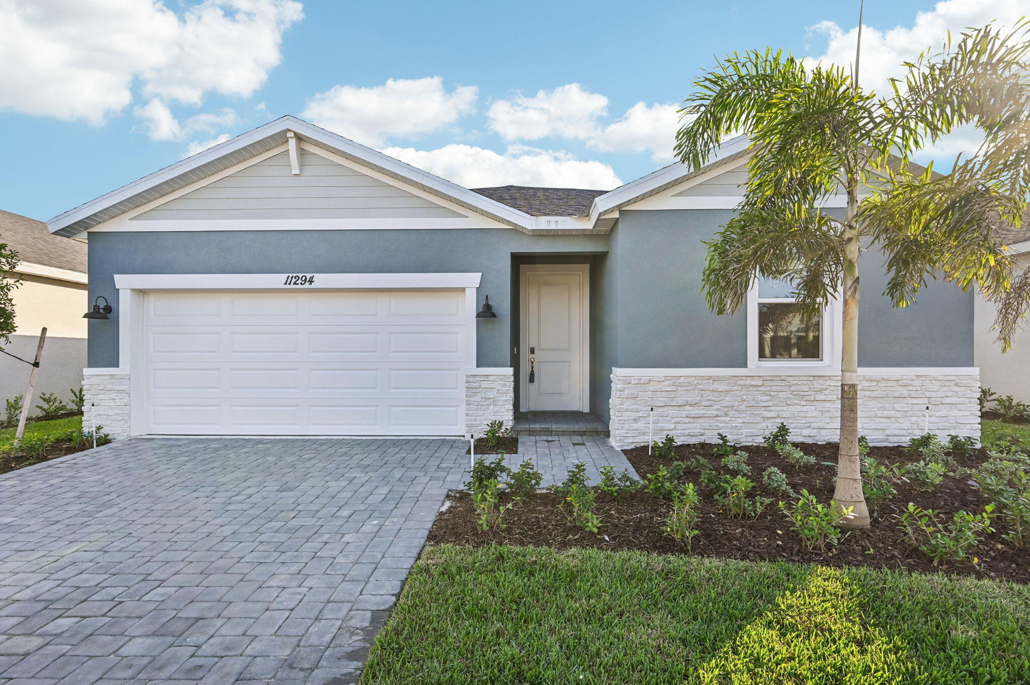 Brand new, energy-efficient home! This four-bedroom home is the perfect space. Prepare meals at the large kitchen island without missing the conversation in the great room in this home's open floorplan. Entertain guests on the covered lanai. Explore new homes in Port St. Lucie, FL. Brystol at Wylder - Reserve Series. This neighborhood features resort-style amenities, trails, and a large lakefront area. Each home is built with the innovative, energy-efficient features. Its location gives easy access to commuter routes as well as excellent schools and entertainment.  Each of our homes is built with innovative, energy-efficient features designed to help you enjoy more savings, better health, real comfort and peace of mind.