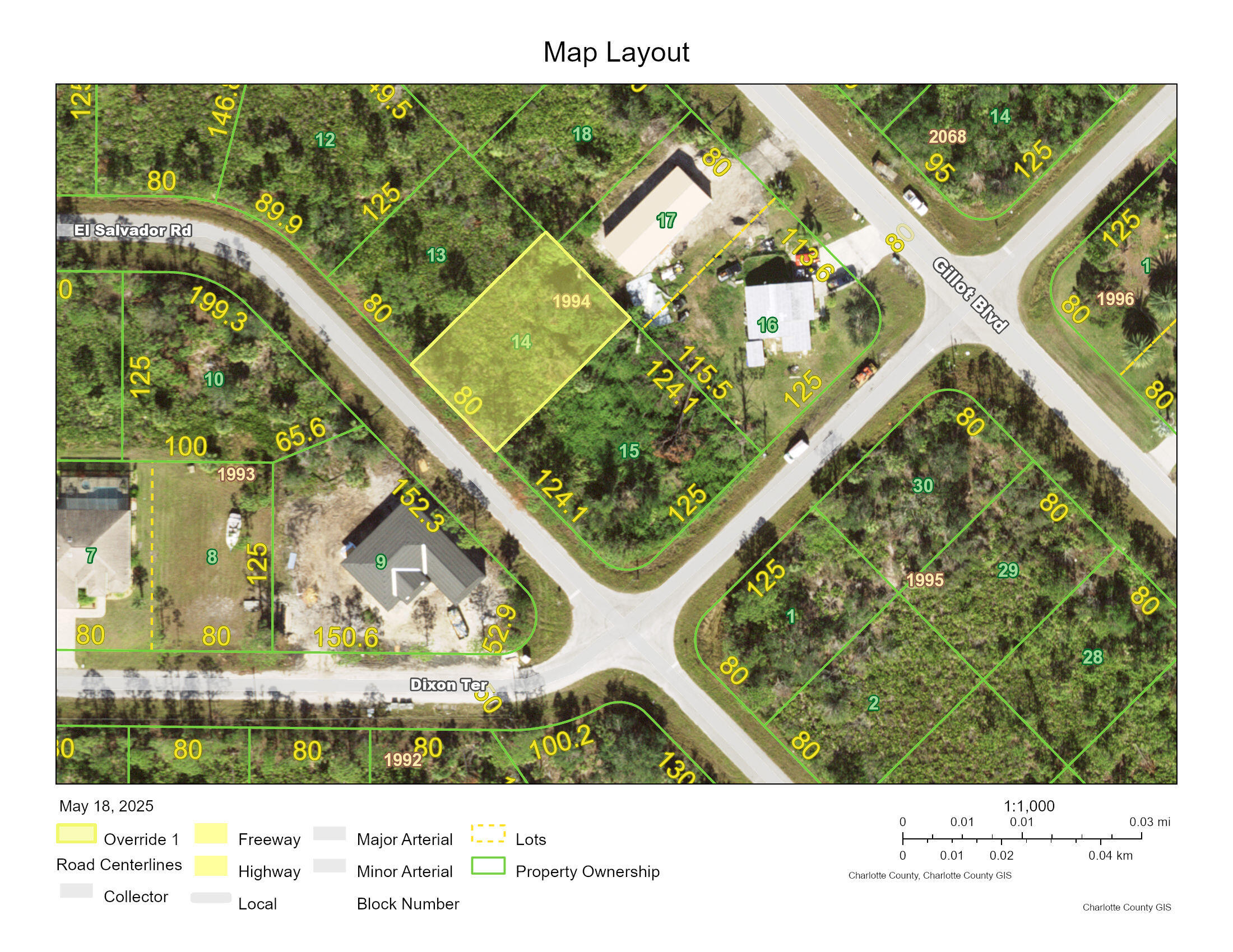 Nice lot in Port Charlotte, Florida now available for your new Florida dream home. Nearby Myakka River. Buy and build or hold for investment.