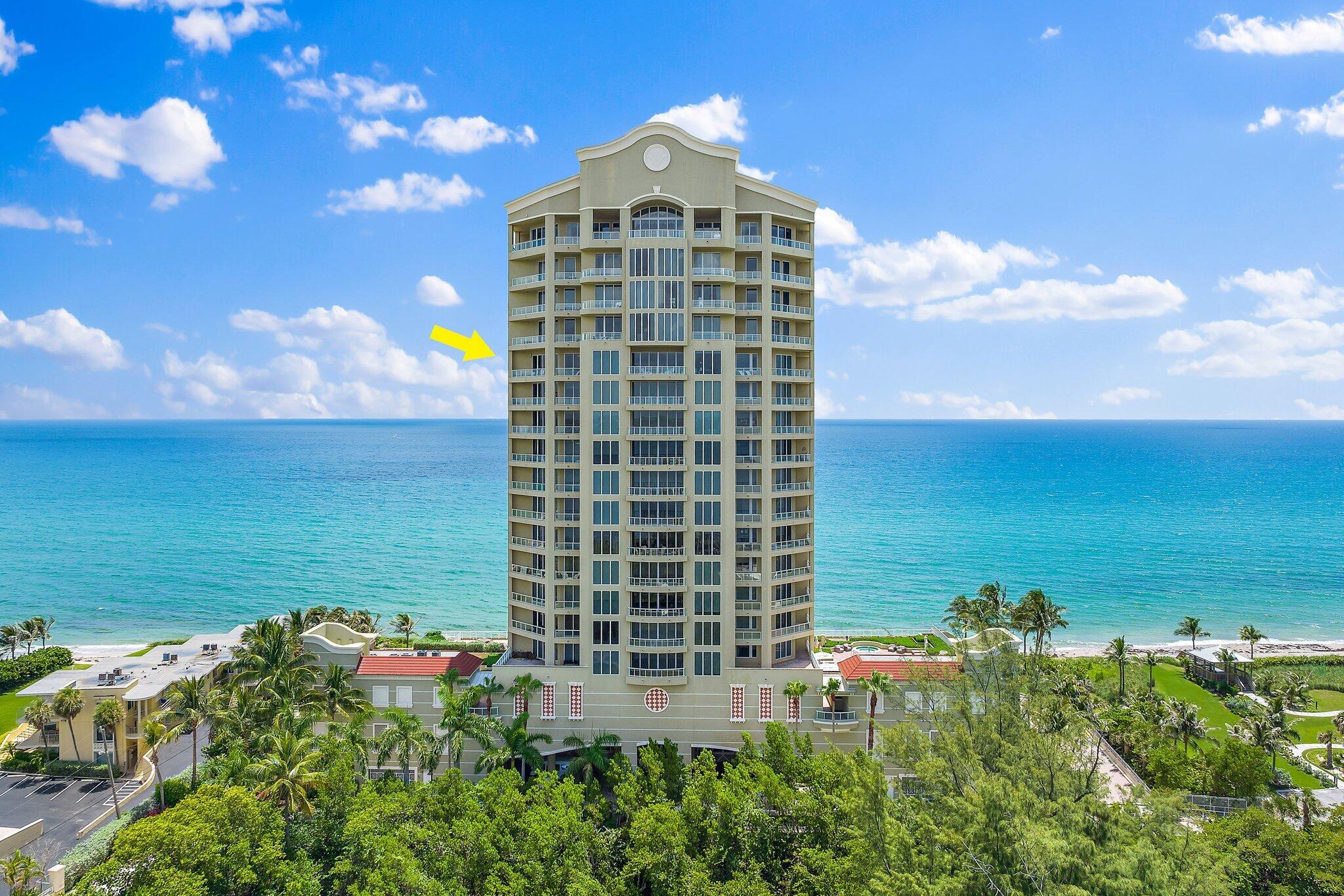 Breathtaking & Magnificent Direct Ocean & Intracoastal Views w/Private Cabana Impeccably Designed & Professionally Decorated w/Exquisite Finishes & Millwork, 10' Ceilings, Floor to Ceiling Impact Windows & Doors, Wood & Jerusalem Stone Floors & Electric Shades Throughout. Designer & Recessed Lighting w/Coffered Ceilings. Private Elevator Opens to this Elegant 4 Bedroom, 4.5 Bath w/Over 3,800 sq ft. Spacious Open Concept w/ Living/Dining & Chef's Gourmet Kitchen Featuring Wolf Gas 5 Top Cooktop w/Pot Filler, Miele, Sub Zero SS Appliances. Large Private Glass Wrapped Terraces Maximize Ocean Views w/Access from Living & Master. Luxurious Master Suite w/Stunning Ocean Views, 2 Walk-In Closets, Built-In Desk, Bath Features Jacuzzi Tub, His & Hers Water Closets, Seamless Shower Dual Sink.  Split Floor Plan w/3 En Suite Guestrooms (3rd Guest Bedroom Set up as Office) w/Views of Intracoastal & Over 600 sq ft of Terraces. 15th Floor ceilings are a foot higher than other floors. Unit Includes 1 of only 5 Private AC Cabanas w/Living Rm & Bath, 2 Garage Parking Spaces & Storage. Building offers Resort Style Amenities Including Concierge Services, Valet Parking, Manned Gated Entry, Oceanfront Heated Pool/Spa, BBQ Area, Fitness Center, Theater, Elegant Social Room, Porte Cochere, Controlled Access Garage Parking with Only 40 Lavish Residences. Enjoy Luxurious Oceanfront Living at it's Best!