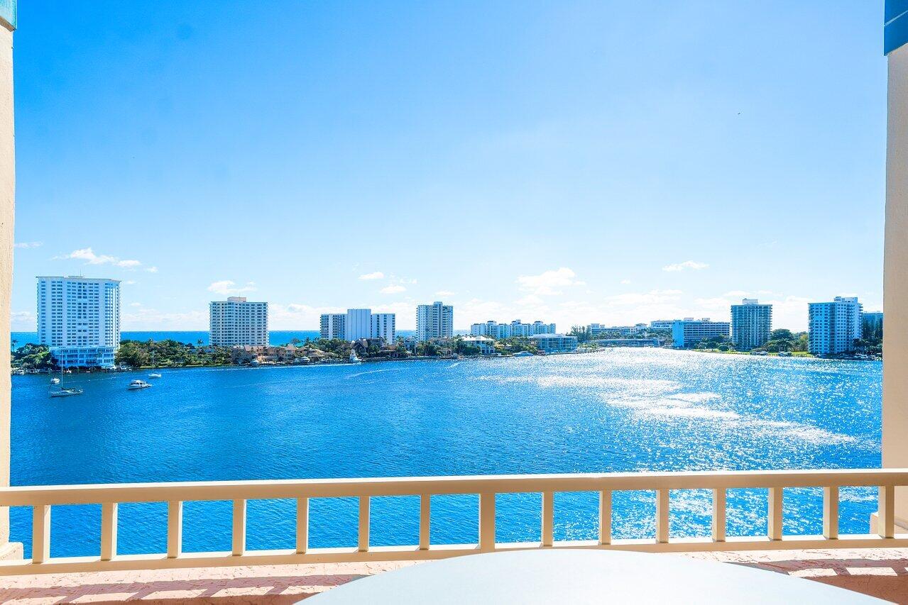 Introducing the Crown Jewel of Mizner Tower, Penthouse 8100.  Serving as the Beacon of this Extraordinary Offering are Unparalleled 180 degree views of the Ocean, Lake Boca & the Intracoastal. Arrive through a Double Door Entry into Spectacular Open Living & Entertaining Spaces w/ a full Bar, featuring 22' Ceilings, Meticulously Designed Interiors & Expansive Windows showcase Panoramic Water Views from all Main Living areas. Boasting 3 Bdrms Ensuite, 4 Full Baths, PH Residence 8100 presents extraordinary craftsmanship. The Primary Bedroom Suite features a spacious dressing room, walk-in closet, separate his/her full baths, and jaw-dropping Ocean and Lake Boca views. Oversized 1,000+ sq/ft wraparound balcony showcases the best Lake Boca and Ocean views. See Addendum for more! 3rd Bedroom is currently designed with rich sophistication as an Office/Den.  Gracious Balconies and Walls of Windows Enable Indoor Living Space to flow through seamlessly to the Outdoors.  Sited on the grounds of The Boca Raton, a World-Class Resort & Spa, Mizner Tower is Gated and enjoys Privacy and Exclusivity.

Mizner Tower offers 5-Star Concierge, Valet Services, as well as well as 24/7 Security, Front Doorman, Tennis and State of the Art Gym. Enjoy the best lifestyle in downtown Boca Raton, with easy walking distance to shops and restaurants.