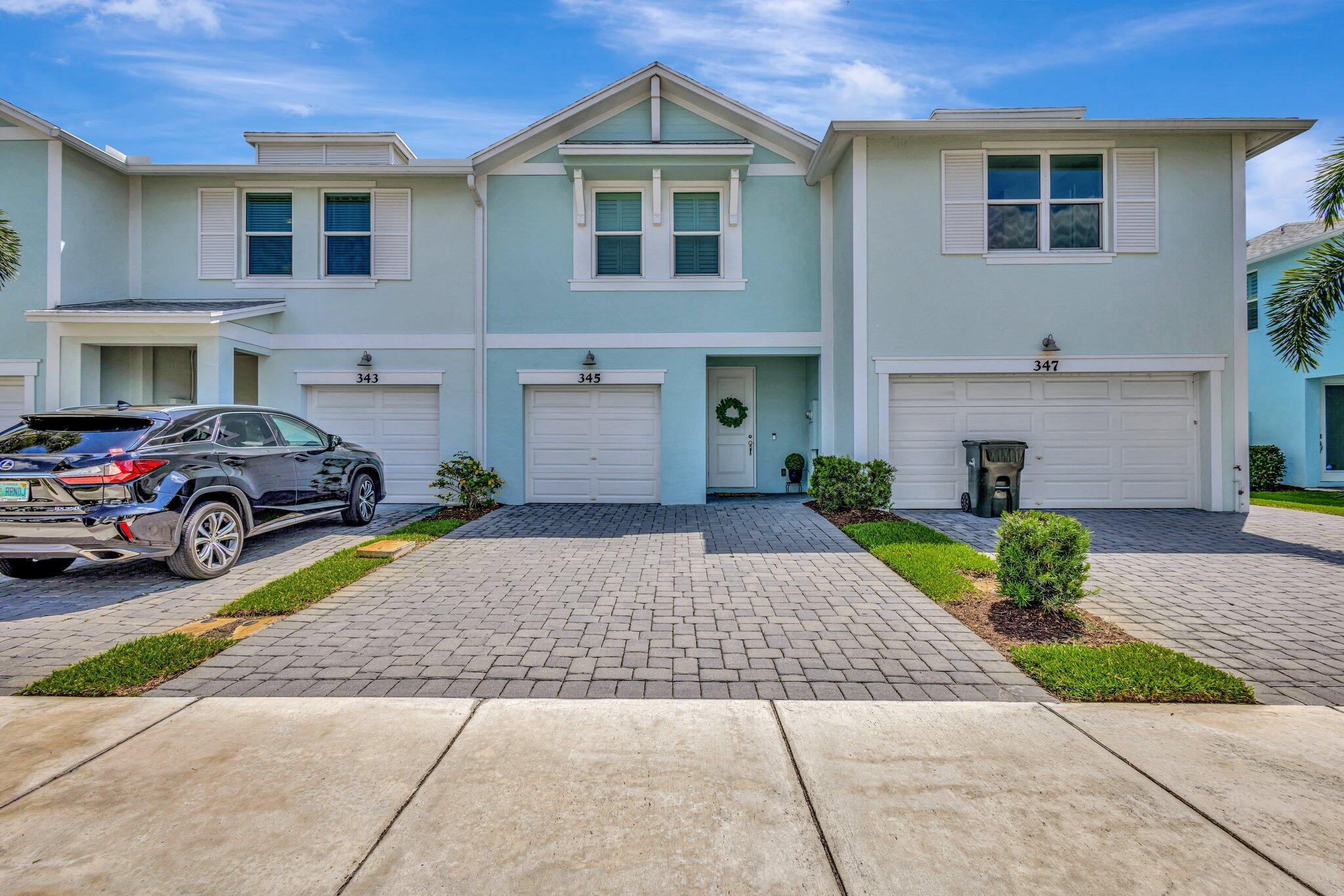 Available July 1! Partially furnished or unfurnished, this immaculate 3BR/2.5BA townhome is located in the gated community of Seaside Townhomes. Only 5 years old and owner occupied, this stylish interior unit features upgraded tile flooring, quartz countertops, plantation shutters, and an open kitchen overlooking the spacious living and dining areas. Sliding doors lead to a private patio with grill and seating. Upstairs offers a loft, 3 bedrooms, and 2 full baths. The primary suite features a walk-in closet, dual sinks, and walk-in shower. 1-car garage plus extended driveway fits 2 vehicles. Community pool. Annual lease only. Tenant pays electric, water, cable & internet. Background, credit, and income verification required.