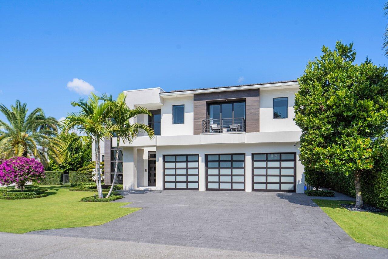 This custom Signature Estate by SRD smart home was built in 2019. It is situated on a large corner lot and has mature privacy landscaping. This light & bright modern home offers an incredible open floor plan with custom details & exquisite finishes. The main floor offers a 2 story glass entry, spacious great room & temperature controlled wine storage, library, office and club room. The sleek white kitchen has custom designed cabinetry, dual islands and custom appliances. 

Take the elevator or floating staircase upstairs and experience a cozy living room and 4 bedroom suites. The Master Bedroom is spectacular with separate his & hers bathrooms and features 2 custom outfitted walk-in closets and 2 terraces. The 3 guest bedroom suites are ideally located for family and guests. Relax in your private backyard under the covered loggia and enjoy entertaining with the fully equipped summer kitchen featuring a built-in BBQ, beverage center and bar seating. You can watch your favorite game on the Sunbrite TV or enjoy  a conversation around the fire pit. The heated resort style pool with a swim-out bench features water sprays and negative-edge spa. 

This smart home offers a Crestron System with Remote Phone & Tablet Controls, Electric Shades & Central Vacuum, a Whole House Audio System, a Vantage One Touch Lighting System, a State-Of-The-Art Monitored Security System with Cellular Repeater. There is a Whole House Natural Gas Back Up Generator 

This elegant home is being sold fully furnished with some accessory exclusions. A detailed inventory is available upon request. The interior finishes were designed and executed by P & H Interiors. No detail has been overlooked. This luxurious home offers the comfort and security of living in East Boca's most prestigious community.  It's perfect for entertaining or enjoying family gatherings. 

Royal Palm Yacht and Country Club is comprised of 742 lots with 680 homes. Royal Palm is a limited access community. They employ over 20 full-time security officers to insure the safety of the neighborhood. The HOA also insures that all homes are built and maintained in accordance with the standards the residents expect. The HOA fee is an annual fee of $3,580, paid on July 1st. The HOA application fee is $2,000 and there is an orientation with RPIA. Membership to the Club is completely separate and not affiliated with home ownership.