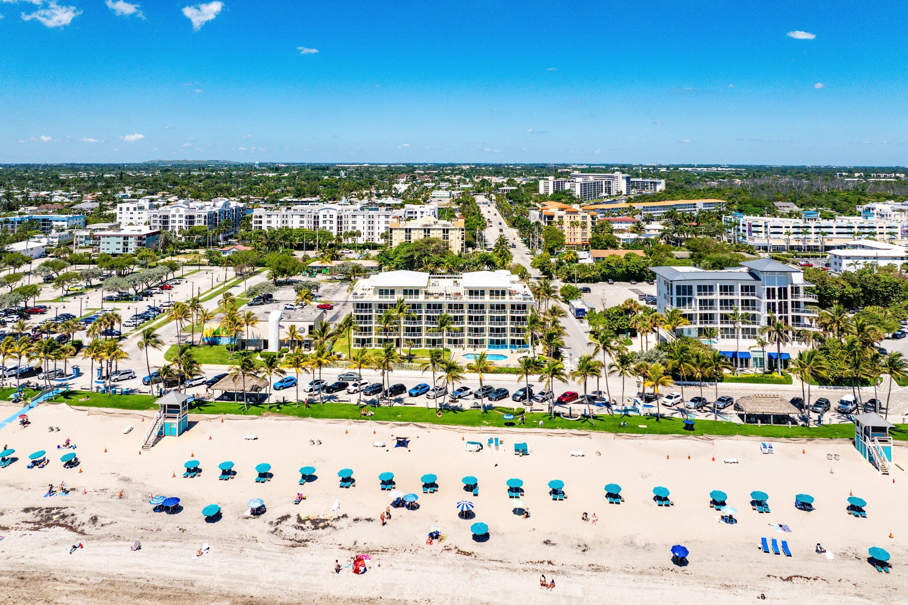 Prime oceanfront retreat or income-producing investment opportunity in Deerfield Beach's hottest locations just steps from the sand, pier, restaurants, and more!  Rarely available and ideally positioned on the SE corner of the 4th floor, this fully furnished 3-bedroom, 3-bath oceanfront condo is located in a boutique beachfront building with only 29 residences.   This building offers an incredible investment advantage, with weekly rentals allowed and a strong rental history, creating the flexibility to enjoy the property personally while also generating potential rental income. Turnkey, furnished, and positioned directly on the sand, this is the type of oceanfront opportunity that is increasingly hard to find in South Florida.  Designed for effortless coastal living, the residence features two private balconies that capture unobstructed, breathtaking ocean views and the sound of the waves just beyond your door. Additional features include hurricane impact resistant glass throughout, in-unit laundry a heated oceanfront pool, elevator access, extra storage, and gated private parking. Located just steps from the Deerfield Beach Pier, restaurants, shopping, and beachfront entertainment, this residence delivers the perfect combination of lifestyle, convenience, and income potential.  Whether you are searching for a turnkey vacation home, a high-demand rental property, or a rare boutique oceanfront condo in Deerfield Beach, this one checks all the boxes.