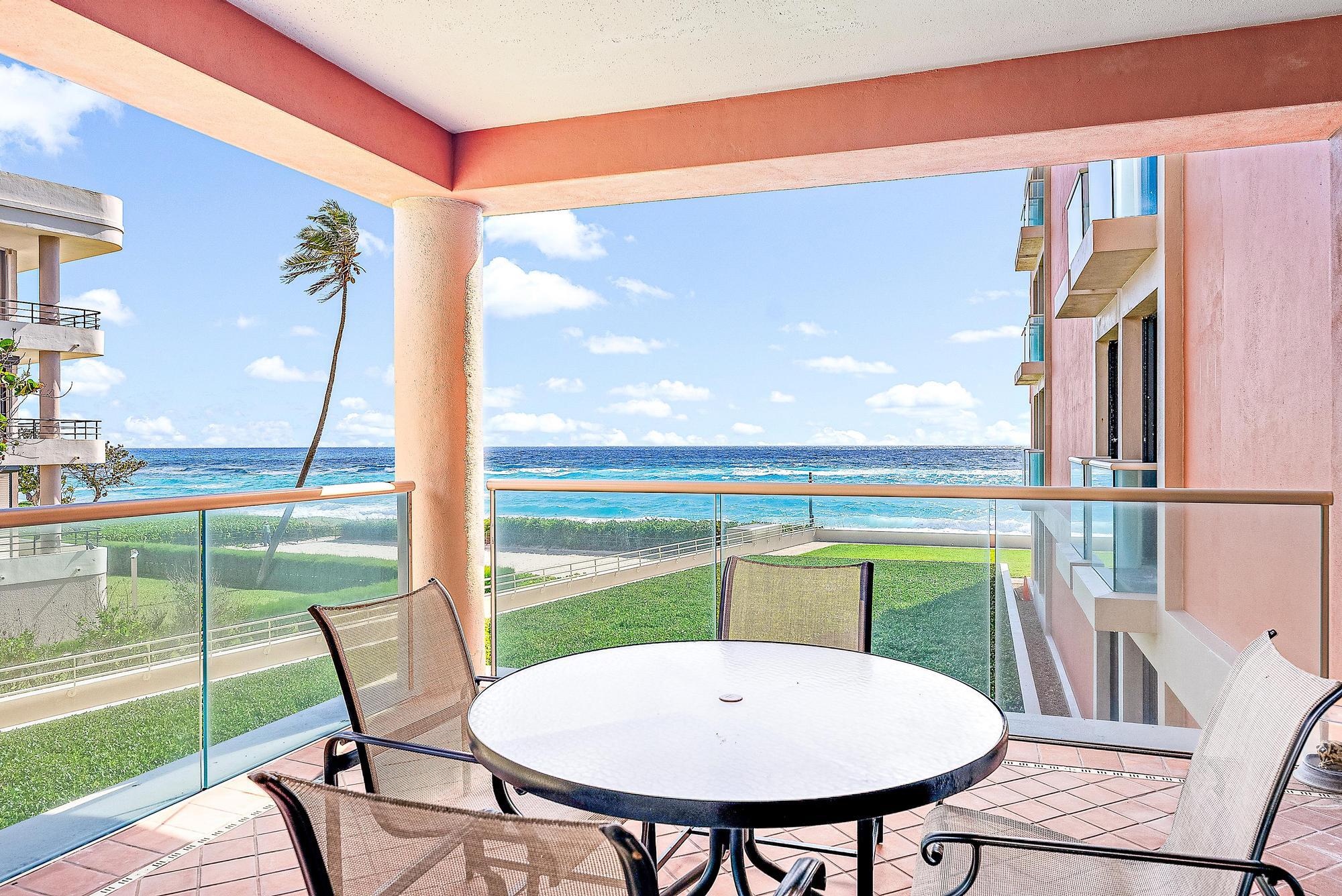 Completely furnished apartment, including artwork, is ready for your immediate enjoyment. Beautiful views and includes cabana C-15 (PCN 50434323250030150).This property is also listed For Rent, MLS#24-1644 & RX-11034901. All sizes and dimensions are approximate per floorplan draftsman. Buyer to independently verify all measurements. DISCLAIMER: Information published or otherwise provided by the listing company and its
representatives including but not limited to prices, measurements, square footages, lot sizes,
calculations, statistics, and videos are deemed reliable but are not guaranteed and are subject to
errors, omissions or changes without notice. All such information should be independently verified by
any prospective purchaser or seller. Parties should perform their own due diligence to verify such
information prior to a sale or listing. Listing company expressly disclaims any warranty or
representation regarding such information. Prices published are either list price, sold price, and/or last
asking price. The listing company participates in the Multiple Listing Service and IDX. The properties
published as listed and sold are not necessarily exclusive to listing company and may be listed or have
sold with other members of the Multiple Listing Service. Transactions where listing company
represented both buyers and sellers are calculated as two sales. "No payments made until title passes"
Some affiliations may not be applicable to certain geographic areas. If your property is currently listed
with another broker, please disregard any solicitation for services. Information published or otherwise
provided by seller, listing company or its representatives is deemed reliable but are not guaranteed
and subject to errors, omissions, or changes without notice. Copyright 2025 by the listing company. All
Rights Reserved.