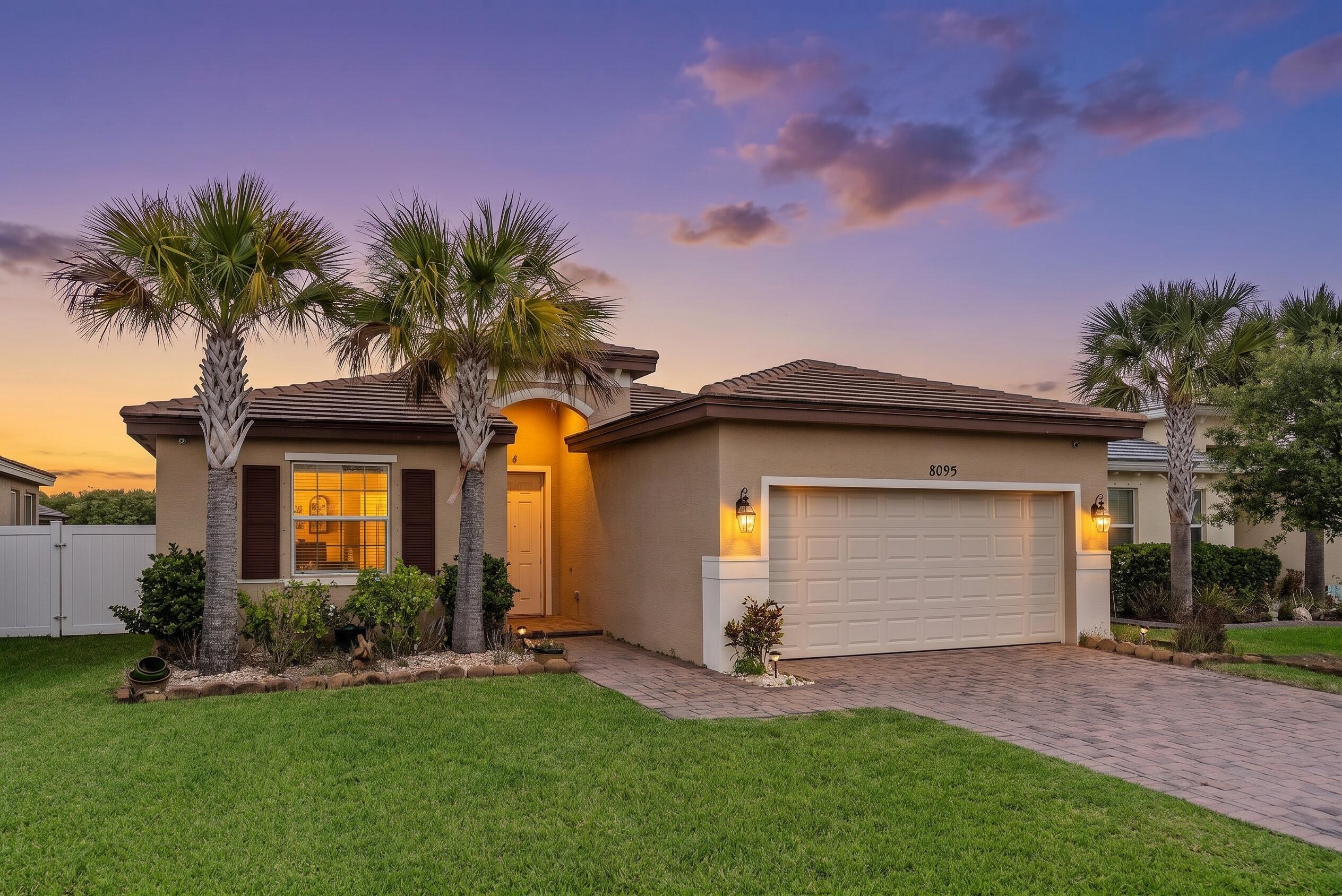 This 3-bed, 2-bath Lennar Brilliance model in gated Copper Creek is one of the lowest-priced homes in the community — and one of the best lots. Built in 2020 with a tile roof, 1,649 sq ft, high ceilings, split floor plan, kitchen island, dual sinks, walk-in closet, and tile and laminate floors throughout. The FULLY FENCED backyard opens through a private gate directly to the canal — no rear neighbors, just peaceful water views and total privacy. Residents enjoy a resort-style pool, fitness center, clubhouse, tennis, basketball, and playground. Minutes from I-95, Tradition, and Allapattah Flats K-8. Call today.   From the moment you pull through the gates of Copper Creek, something shifts. The streets are quiet, the landscaping is kept, and it genuinely feels like a neighborhood. Inside, the open floor plan keeps the kitchen and living area connected, the split bedroom layout gives everyone their space, and the primary suite delivers with dual sinks, a separate shower, and a walk-in closet. High ceilings and tile and laminate floors throughout make the home feel larger than it measures. Out back is where this home stands apart. A fully fenced yard with private gate access opens directly to the canal. No rear neighbors — just water, sky, and complete privacy every single day. Community amenities include a resort-style pool, fitness center, clubhouse, tennis, basketball, and playground. Minutes from I-95, Tradition Town Center, and Allapattah Flats K-8. Built 2020 by Lennar. Currently the lowest-priced home in Copper Creek.