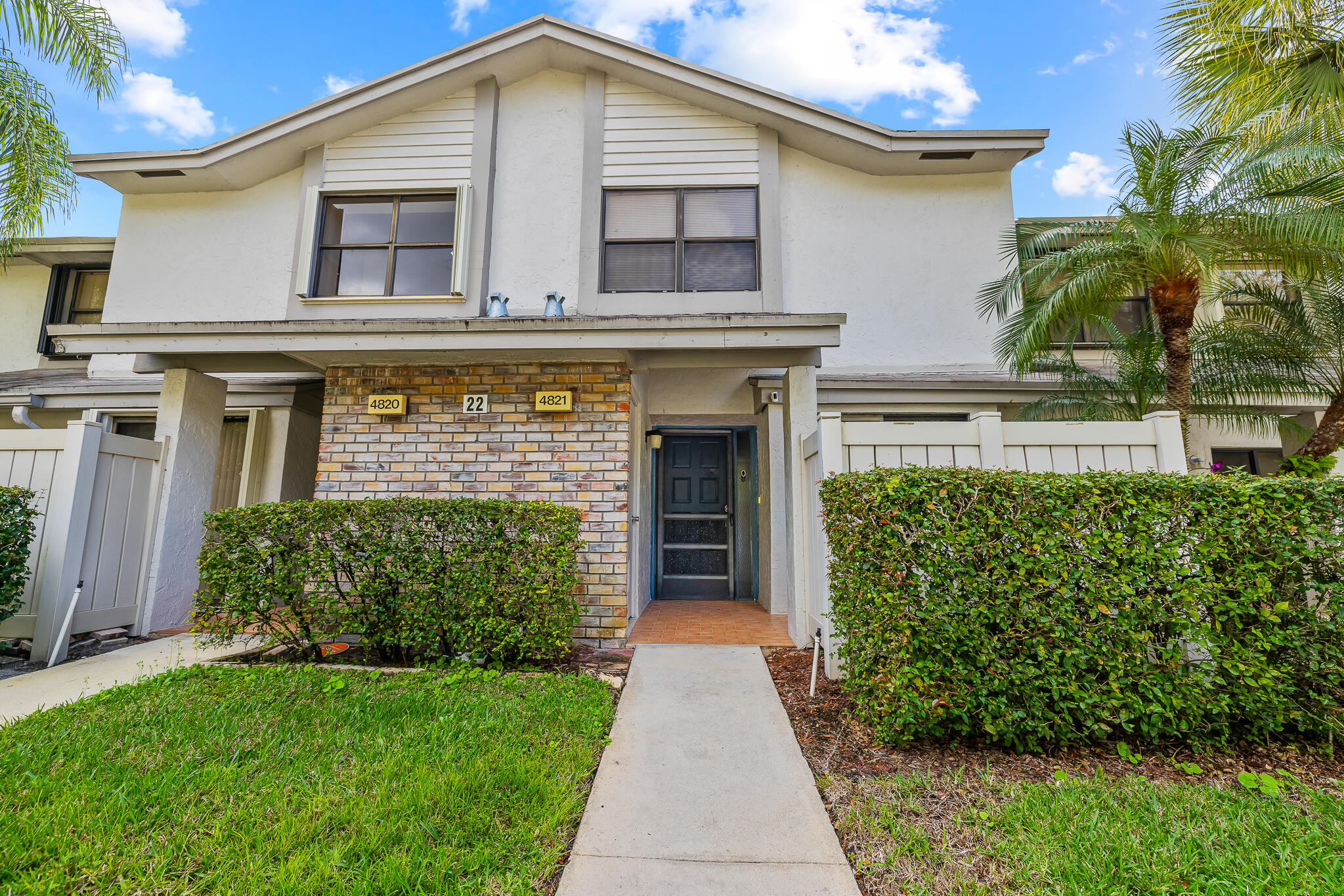 This well kept and thoughtfully remodeled townhouse is set within Baywood Village II, a pet friendly community in the heart of the Township. A rarely available lakefront residence, it offers two spacious bedrooms and two and a half baths with a layout that feels open, comfortable, and easy to live in. The kitchen features all new appliances, and the screened, covered patio with its own A/C looks out over the water, creating a quiet place to unwind. Conveniently located near I-95, the Turnpike, shopping, and dining. Condo fee includes cable, water, roof and roof maintenance, lush landscaping, common areas, and community pool.