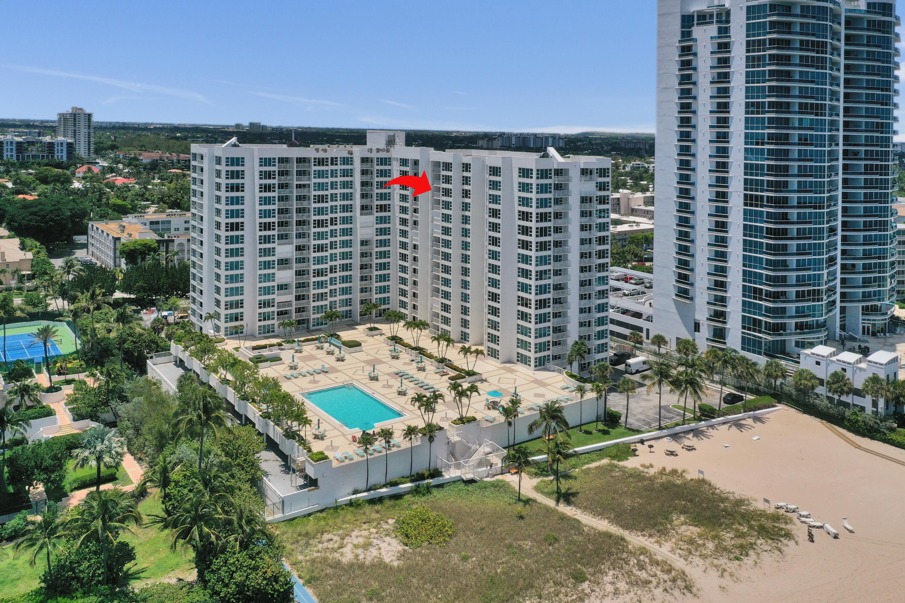 Directly on the sand in highly desirable Lauderdale-By-The-Sea, this sought-after, SE-facing D-line residence offers some of the most spectacular unobstructed ocean views in the building. Breathtaking views greet you from the moment you enter and continue throughout the living areas. The kitchen has been thoughtfully opened to maximize the incredible ocean vistas, while the primary bathroom has been redesigned to include both a soaking tub and separate shower. Features include tile flooring, impact glass, washer, dryer, garage parking and an open, light-filled layout. Resort-style amenities include one of the area's largest oceanfront pool decks, exercise room, saunas, game room, library, club room with full kitchen and BBQ grills, plus access to neighboring Aquazul tennis courts.