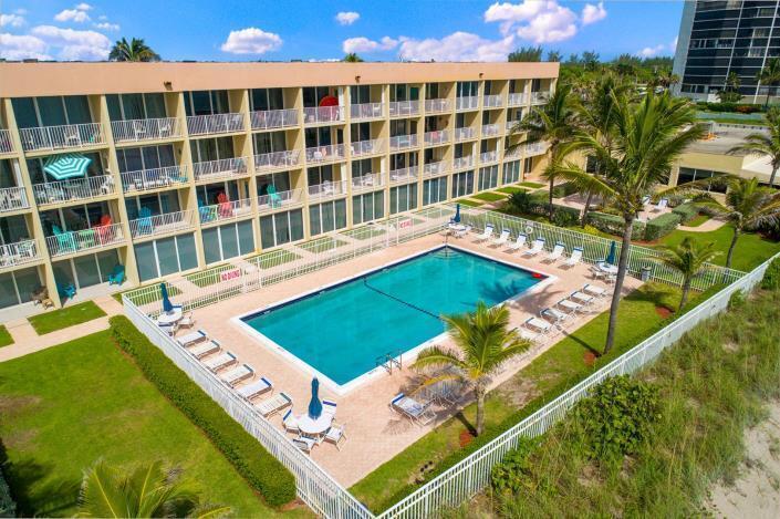This beautiful oceanfront, turnkey unit is ready to enjoy or rent immediately, with a 2-night minimum stay allowed. Owners can self-manage or take advantage of the on-site management company, and short-term rentals through Airbnb and VRBO are common.  Located on the ground floor, this desirable unit offers easy walk-out access to the oceanfront, pool, and garden areas — a feature especially attractive to families. The HOA includes electric, cable, water, sewer, and trash, adding convenience and value.  Additional highlights include a roof replacement in 2021 and a prime beachfront location with Shuckers right on the property. Even better, the building is undergoing milestone repairs and updating making it a strong investment opportunity! TEXT LISTING AGENT FOR SHOWING INSTRUCTIONS - BLDG UNDER MILESTONE REPAIR.
