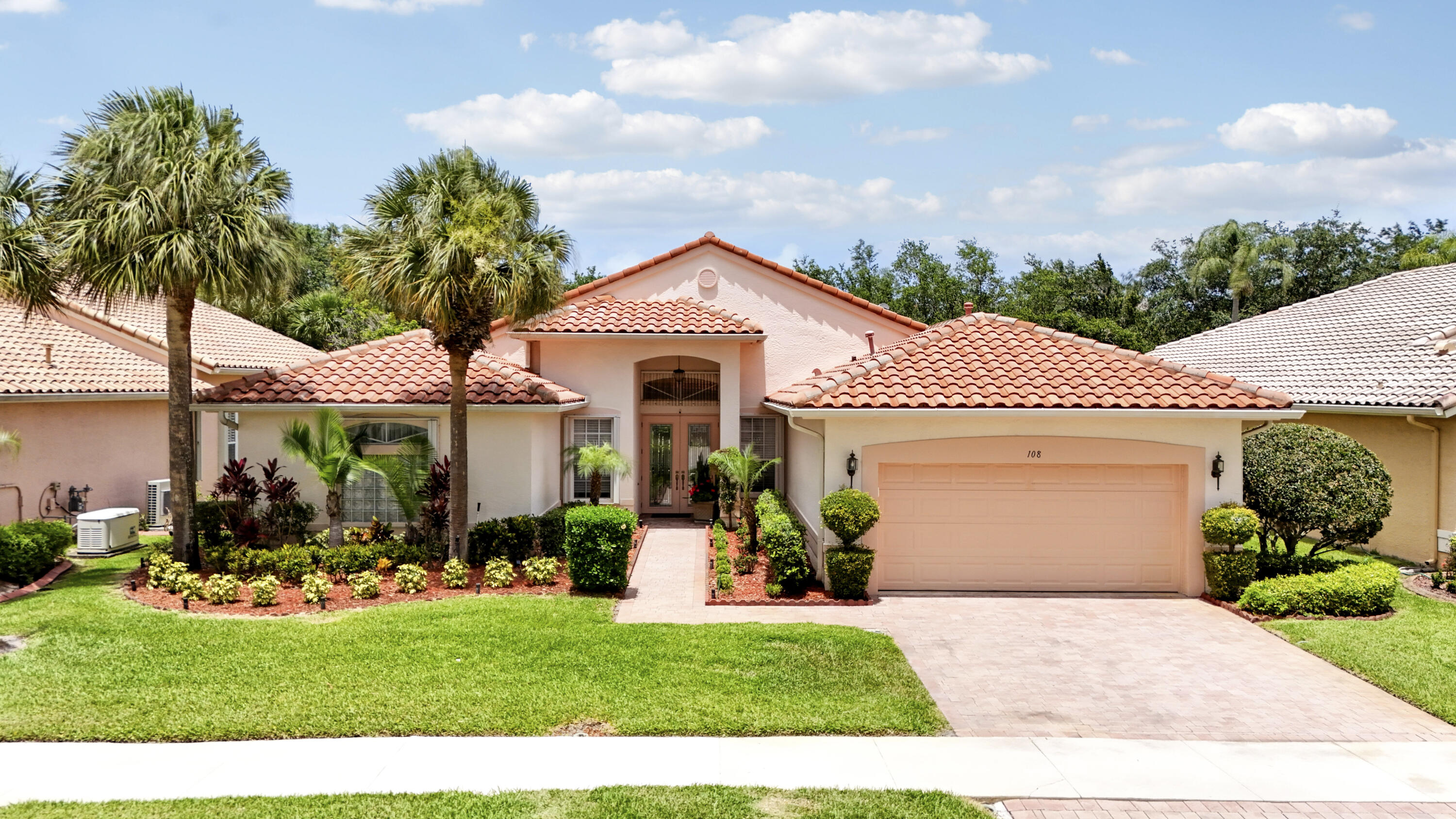 FORMER MODEL HOME IN THE WELL ESTABLISHED 55+ GATED COMMUNITY OF THE CASCADES IN ST. LUCIE WEST! Don't miss this 3BR+Office/2BA/2CG Cabernet model home with loads of extras located just steps to the 26,000 square foot clubhouse with amenities galore! This home features gorgeous woodwork details, built ins, coffered ceilings, crown molding, upgraded lighting, accordion shutters, dual glass entry front doors, newer AC, natural gas, screened & covered patio, built in shelving in the garage and more! The kitchen opens to the family room and offers solid surface counters, breakfast bar, 52" cabinetry and gas cooking. Multiple living spaces provide separation and privacy.  The master suite has access out to the patio as well as dual walk-in closets and a spacious ensuite with dual vanities, soaking tub and separate shower. Two guest bedrooms (one being used as a hobby room) on the other side of the home both have access to the hall bath. The office with gorgeous library-like built ins is perfect for those needing a place to stay organized. Garage fanatics will not be disappointed with the built-in storage in the garage. The outdoor space offers a covered & screened patio as well as a large paver patio space with built in garden beds. The decorative glass front doors allow light in while still providing privacy and the phantom screens allow for those Florida breezes while keeping bugs out. HOA dues include basic cable, internet, lawn care, 24 hour manned gate, common area maintenance and access to the clubhouse/amenities. Cascades is a centrally located 55+ community offering an active lifestyle and tucked just minutes from 95 and the turnpike. Activities and amenities include pickleball, tennis, resort style pool & spa, golf, bocce, clubhouse with billiards, ballroom, craft center, library, gym and more. Come live the good life! Call today to view.