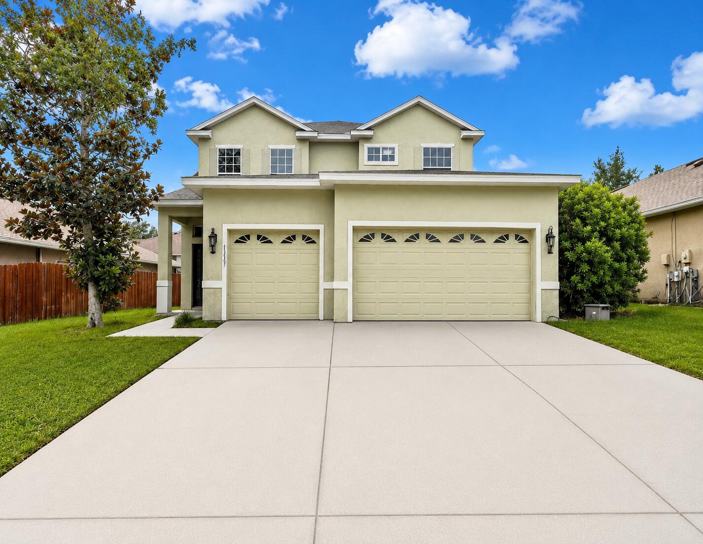 Experience refined Florida living in the sought-after Sterling Hill community. This beautifully designed two-story home offers 4 spacious bedrooms, 3 full bathrooms, 2,187 square feet of living space, and a 3-car garage. The open-concept layout is perfect for both everyday living and entertaining, while the generous bedrooms provide comfort and flexibility. Located in a welcoming, family-friendly neighborhood near Pine Grove Elementary School, shopping, dining, parks, and major roadways, this exceptional home combines style, space, and convenience.