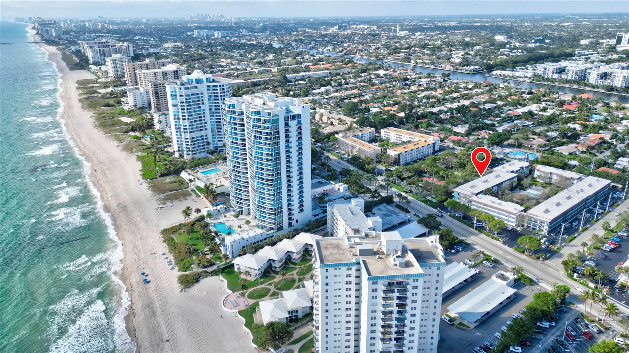 PRICE REDUCED MOTIVATED  SELLER!! , Spacious 2/2 Fully Furnished Located Directly Across the Street from the Beach! This condo offers an exceptional opportunity to own in a highly desirable coastal location. Interior has been well maintained and in great condition with tile flooring and screened porch, perfect for relaxing. Enjoy this beachside community with beautiful clubhouse, heated pool, and BBQ area. One of the community's standout advantages is the ability to rent immediately upon ownership with up to 12 rentals per year permitted, Ideal for investors or seasonal owners. Hard to beat location is perfectly positioned between booming Pompano Beach and popular Lauderdale-By-The-Sea less than 5 minutes from fine Restaurants, Shopping, Beaches and Nightlife!