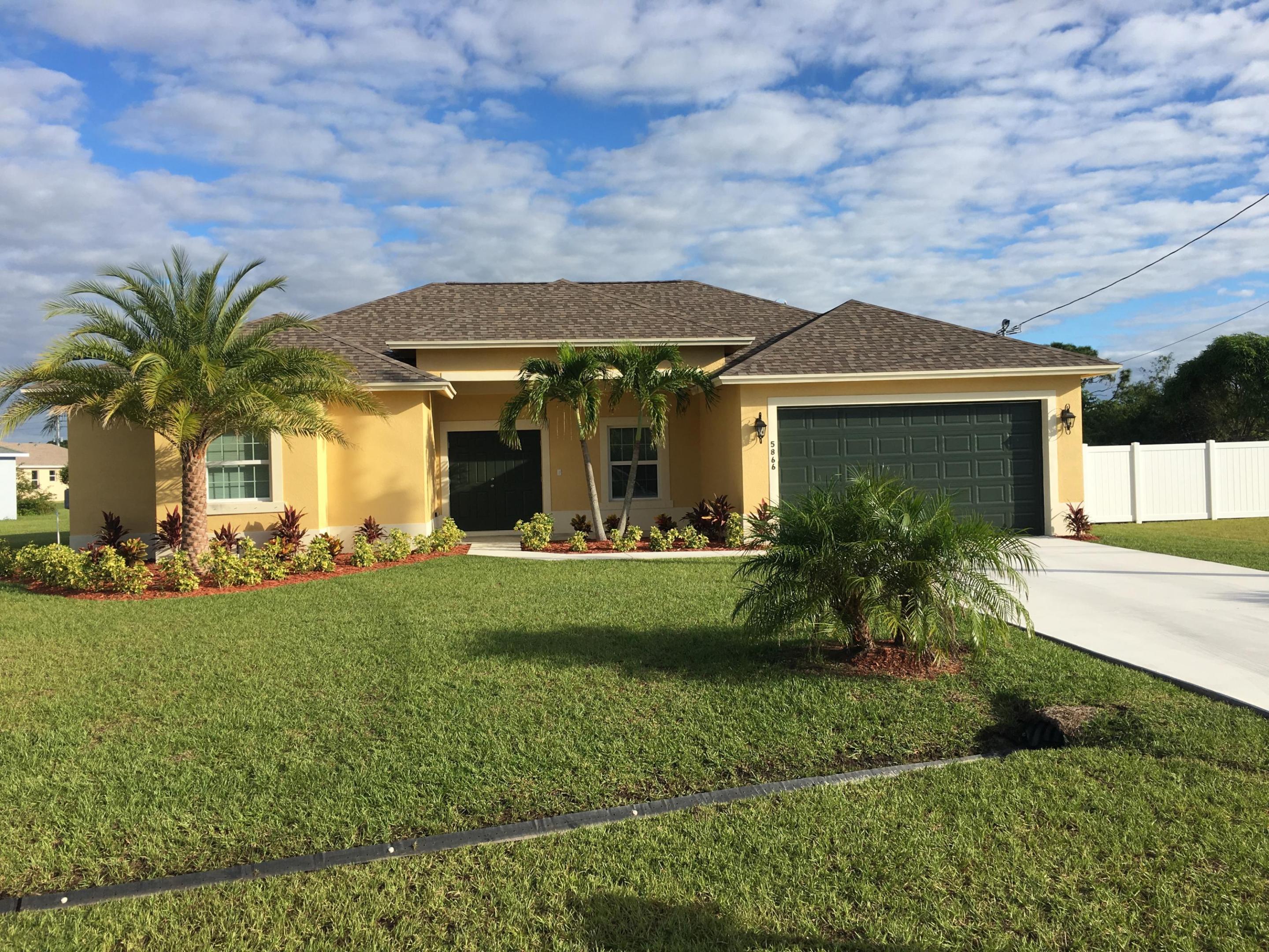 PORT ST LUCIE SECTION 46 1ST REPLAT - Residential Lease