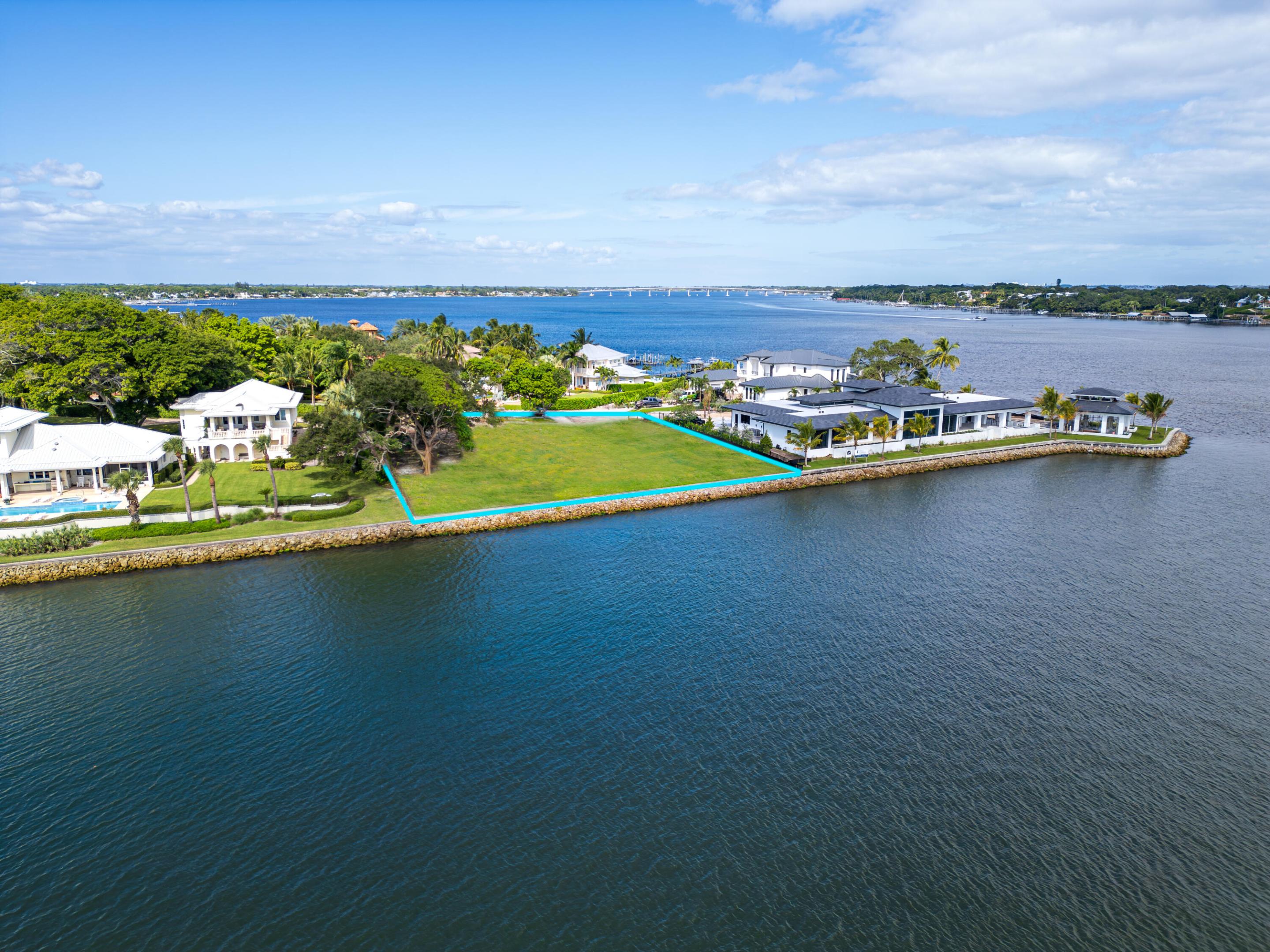 One of the last remaining deep-water estate sites in Stuart's most desirable waterfront section. Set at the end of historic Old Saint Lucie Boulevard, this rare one-acre parcel offers approximately 162 feet of protected, deep-water frontage just minutes to the St. Lucie Inlet—ideal for large yachts with quick, unobstructed ocean access and no fixed bridges.  Positioned among a collection of multi-million-dollar new builds, this property represents an exceptional opportunity to design and build a private waterfront estate surrounded by pristine waters, mature trees, and timeless coastal architecture.  From sunrise cruises to sandbar weekends and island getaways, this location captures the essence of Stuart's ''Sailfish Capital of the World'' lifestyle— where small-town character meets world-class boating, fishing, and dining. Enjoy close proximity to downtown Stuart's boutiques, art galleries, and waterfront cafés, while still tucked away on one of the area's most historic and picturesque streets.  Highlights:  ±1 acre end-of-street location offering privacy and heritage setting  ~162 ft of deep-water frontage with ocean access (no fixed bridges)  Minutes to the St. Lucie Inlet   ideal for larger vessels  Surrounded by newly built luxury estates in one of Stuart's top waterfront corridors  Convenient access to Martin County Airport / Witham Field (KSUA), a U.S. Port of Entry with on-site customs for private and international arrivals  4082 SE Old Saint Lucie Blvd   one of the last true deep-water opportunities along Stuart's legendary coastline.