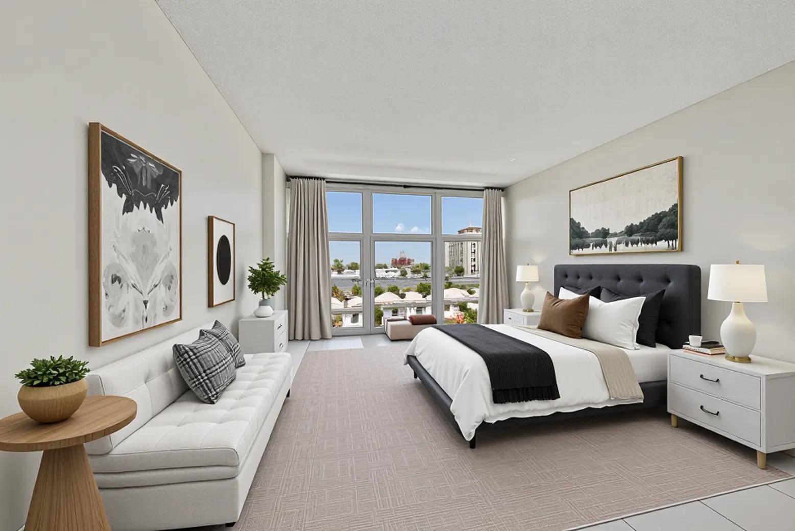 Welcome to this thoughtfully designed 2-bedroom, 2-bathroom condominium located in Silver Thatch Atlantic Plaza in Pompano Beach, FL. This residence offers 1,050 square feet of finished living space across an 11-story building, providing a convenient urban lifestyle with practical amenities. The layout includes a dedicated 1-car garage stall, ensuring secure parking and easy access to your home. Whether you're seeking a practical residence or an investment opportunity, this well-appointed condo delivers functional comfort and straightforward living. 24/7 security and management on-site. Two pools(under renovation)  approximately 2 months until finished.  The unit is very clean and freshly painted.  WALK TO THE BEACH ACROSS THE STREET. Some pictures are VIRTUALLY STAGED.