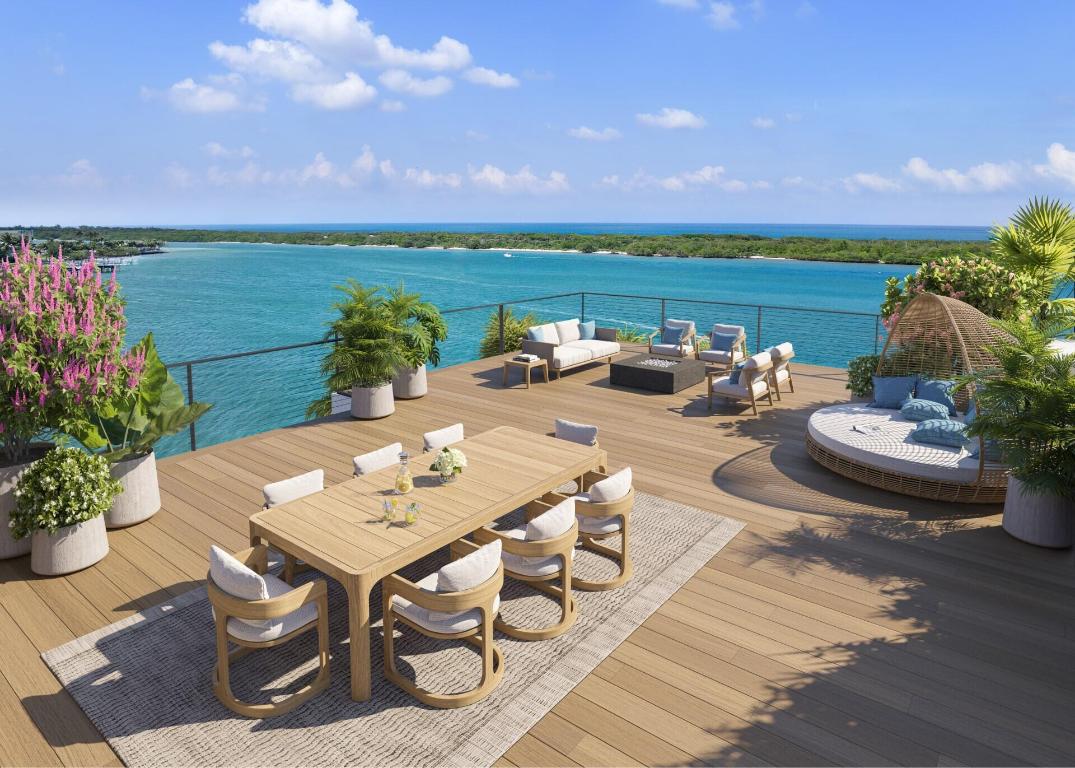 Forte Luxe, Jupiter's newest peninsula waterfront address, is a boutique collection of 15 finely appointed townhomes, boasting protected panoramic views of Bahama blue water. The lucky few residents will enjoy modern, Alfonso Jurado designed townhomes offering premium finishes selected by local renowned designer, Interiors by Steven G. Each residence will offer a tastefully appointed modern kitchen, in home elevator, rooftop terrace, summer kitchen, and a whole house generator. Optional dipping pools are available, as are a limited number of boat slips for vessels up to 60 feet, with no fixed bridges separating you from the Jupiter Inlet. Forte Luxe will also offer an infinity pool exclusively for residents. Sales gallery now open by appointment only!