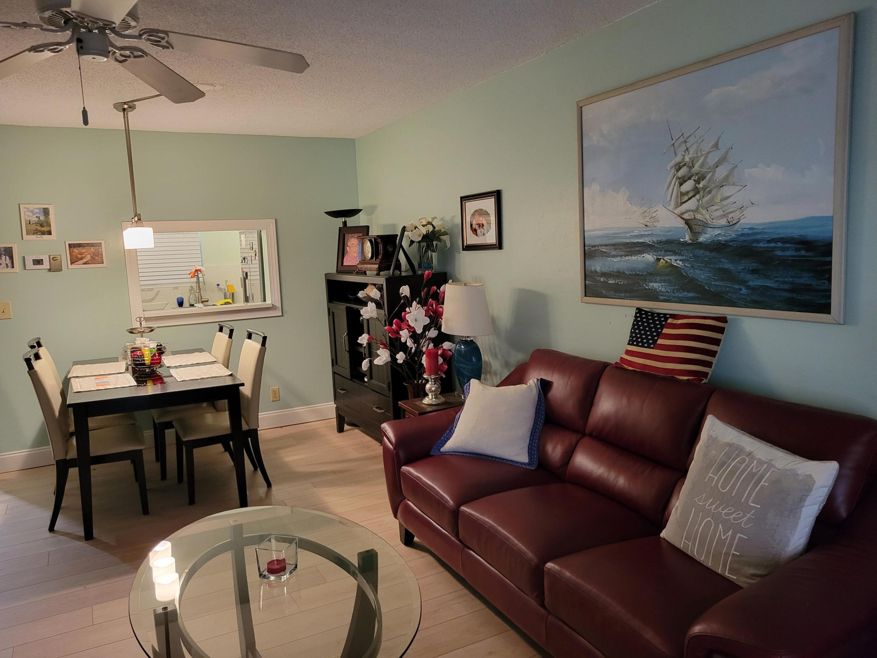 Welcome to this well-maintained first-floor condominium located in the desirable 55+ community of Lakeside Village in Palm Springs, Florida. This charming unit is tastefully furnished and offered fully furnished and turnkey, making it ready for immediate enjoyment.

The seller is a foreign owner; therefore, the buyer will be required to sign a FIRPTA addendum at closing.

Lakeside Village offers wonderful amenities including a mini-golf course, two clubhouses, picnic and BBQ areas, two sparkling swimming pools, a fitness center, and a scenic walking and fitness trail, creating an active and enjoyable lifestyle for residents.

Whether you are looking for a seasonal retreat or a comfortable year-round home, this condo is move-in ready and perfectly located just minutes from the beaches