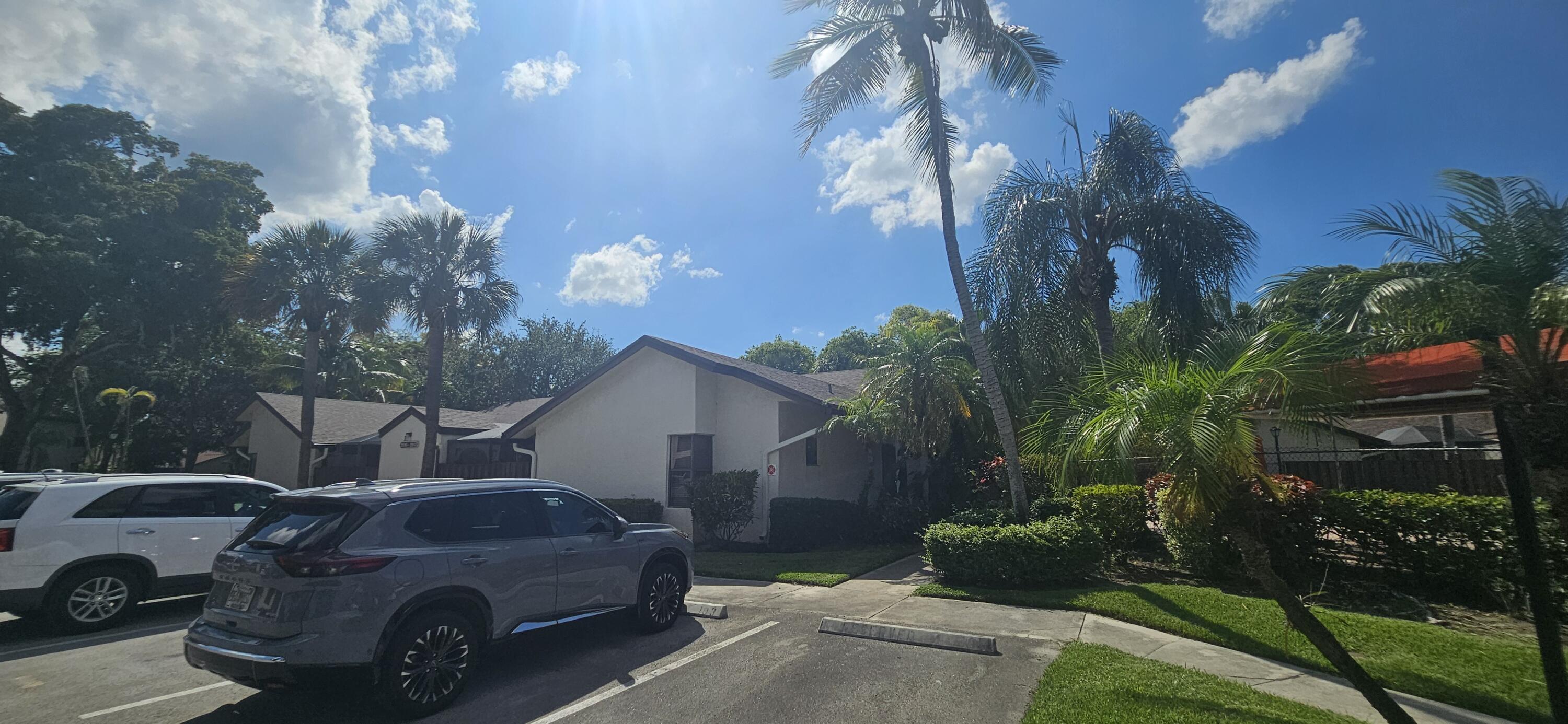 WHAT A BEAUTY!!! CORNER UNIT VILLA WITH HUGE FULLY SCREENED AND FENCED PATIO, STORAGE ROOM, NEXT TO COMMUNITY POOL, LARGE KITCHEN WITH GRANITE COUNTERTOPS AND STAINLESSSTEELAPPLIANCES, BREAKFAST AREA, TILE FLOORS THROUGHOUT,  REMODELED BATHROOM , WALK-IN CLOSET, FORMAL LIVING AND DINNING AREA, FULL SIZE WASHER AND DRYER, ASPER ASSOCIATION RULES 1 PET UNDER 25 LBS PERMITTED, MINIMUM CREDITVSCORE REQUIRED 650, STATE OF THE ART CLUBHOUSE WITH TONS OF AMMENITIES (TENNIS, PICKLEBALL, POOL, SAUNA, GYM, VOLLEYBALL,  BASKETBALL,  MOVIE TEATHER, ART CENTER, JOG TRAIL). MOVE IN DATE STARTING 07/01/26.