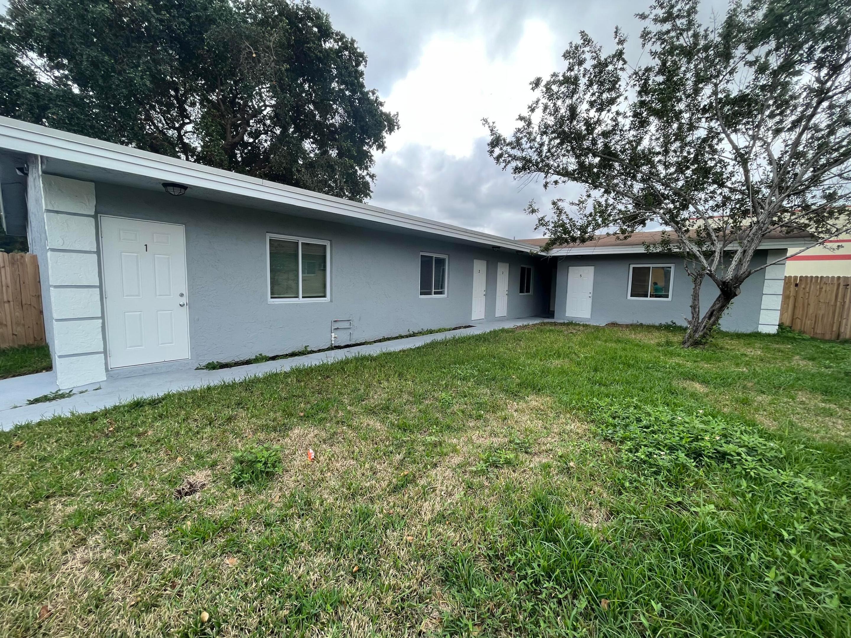 Gorgeous 2/1 apartment! Available April 2026. No HOA! Quick approvals! Completely remodeled 5-unit building available to rent now! Everything has been replaced: a/c, electrical, plumbing, floors, doors, windows, fixtures, appliances, cabinets, closets, etc. Everything is Brand New in each unit! Water/sewer included in rent. All hurricane impact glass.