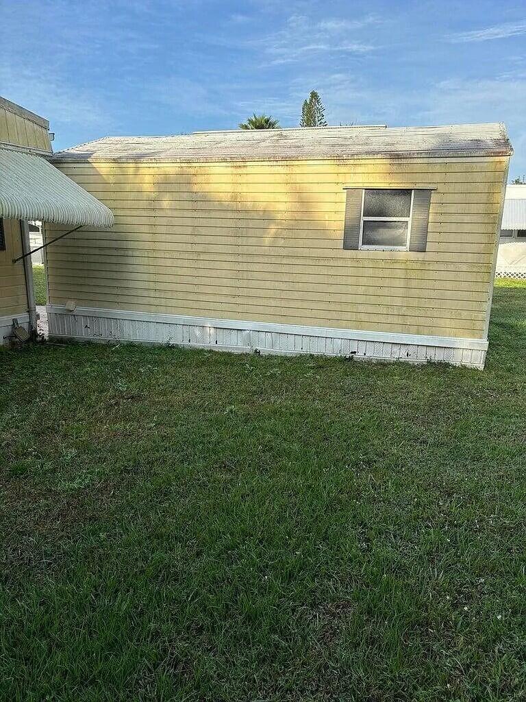 Double wide manufactured home with separate shed.  Financing available and buyer have to be qualified thru Spanish Lakes.  One buyer must be 55 or older. Great community with a private Golf course, 2 pools, tennis courts and 50 total activities to choose from.  Perfect lifestyle for retires year round or seasonally.  Minute to the beaches, shopping, hospitals, Boating and Fishing. Find your dream home at an affordable price. Photos available.