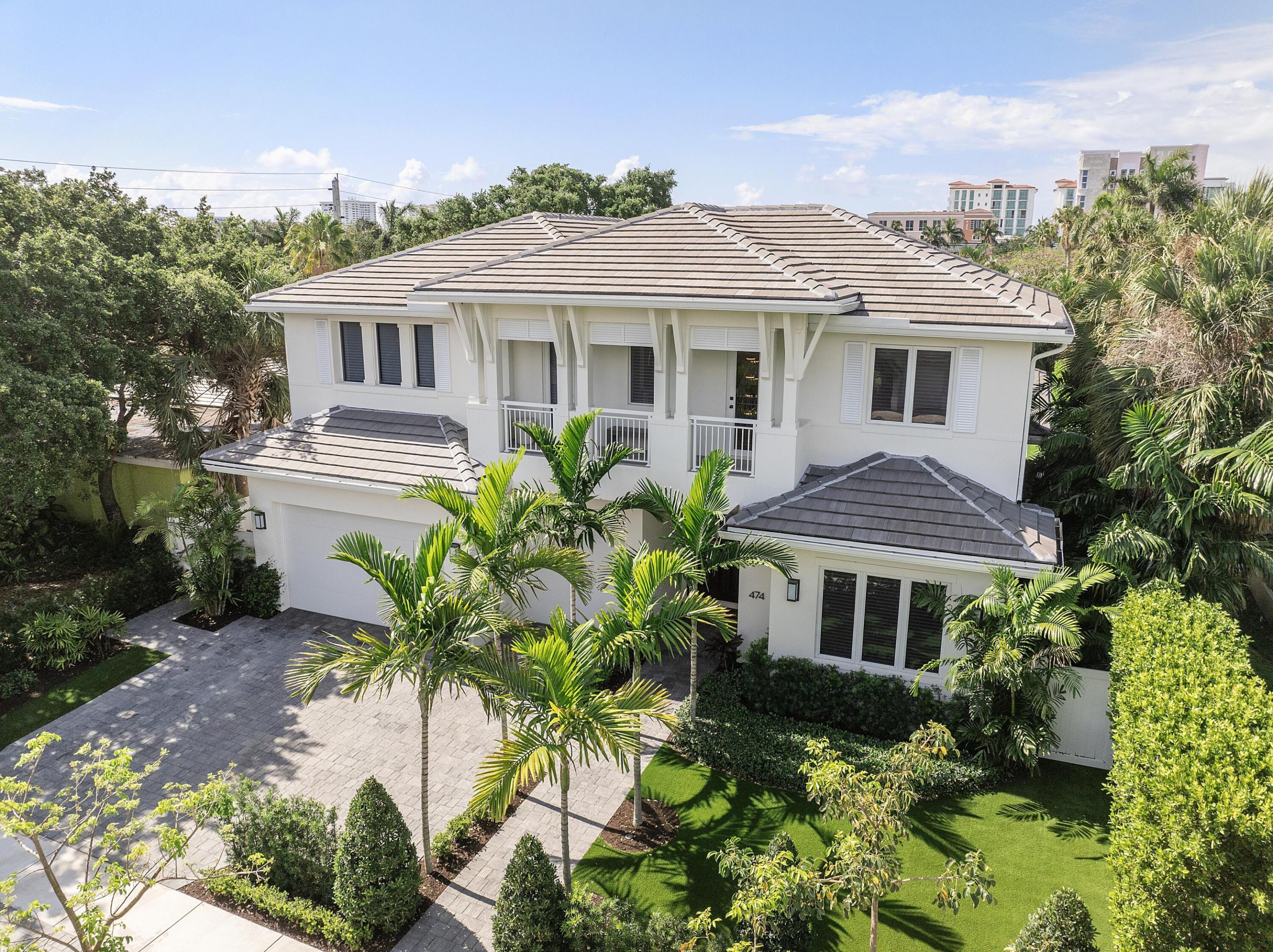 Welcome to Casa Catele! This stunning one-of-a-kind custom home was completed in 2022. The home offers 5,077 of living and 6,308 total sq ft. Open floor plan with 5 bedrooms + 6 1/2 bathrooms + study + home theater.  

Casa Catele's exterior features a timeless coastal design while the interior leans modern. Large format imported Italian porcelain tile is used throughout the first floor along with large plank light oak flooring on the first and entire second floor. Located on the first floor, the primary suite has a huge walk-in closet off the beautiful bathroom with a free-standing tub and two water closets. You'll find 4 more bedrooms with en-suite bathrooms on the second floor along with the home theater. Each one is uniquely styled with custom vanities, closets, wallpaper, etc. Hunter Douglas Shades are found throughout the home. The kitchen is a chef's dream! In addition to an 11ft island, the kitchen features a Sub-Zero built-in/paneled refrigerator and freezer, Dual fuel Wolf range with 2 ovens/6 burners and flat top, vented Wolf hood wrapped in stunning porcelain, Wolf microwave, 2 Miele knock-to-open dishwashers, built-in Miele coffee maker, and built-in U-line beverage refrigerator. The cabinetry is a mix of walnut with white upper cabinets surrounding the stunning stone-wrapped hood. There is a walk-in butler's pantry with plenty of storage including an Electrolux Washer and Dryer. A second washer/dryer is located on the second floor. Finally, there is a beautiful wine room with storage for over 200 bottles of wine. The backyard is primed for outdoor entertaining featuring a salt pool with artificial turf for easy maintenance along with lush landscaping creating a private oasis. At night the home glows with pin lights and landscape lighting allowing for easy outdoor entertaining. You must see this home to believe it. Available furnished. By appointment only.