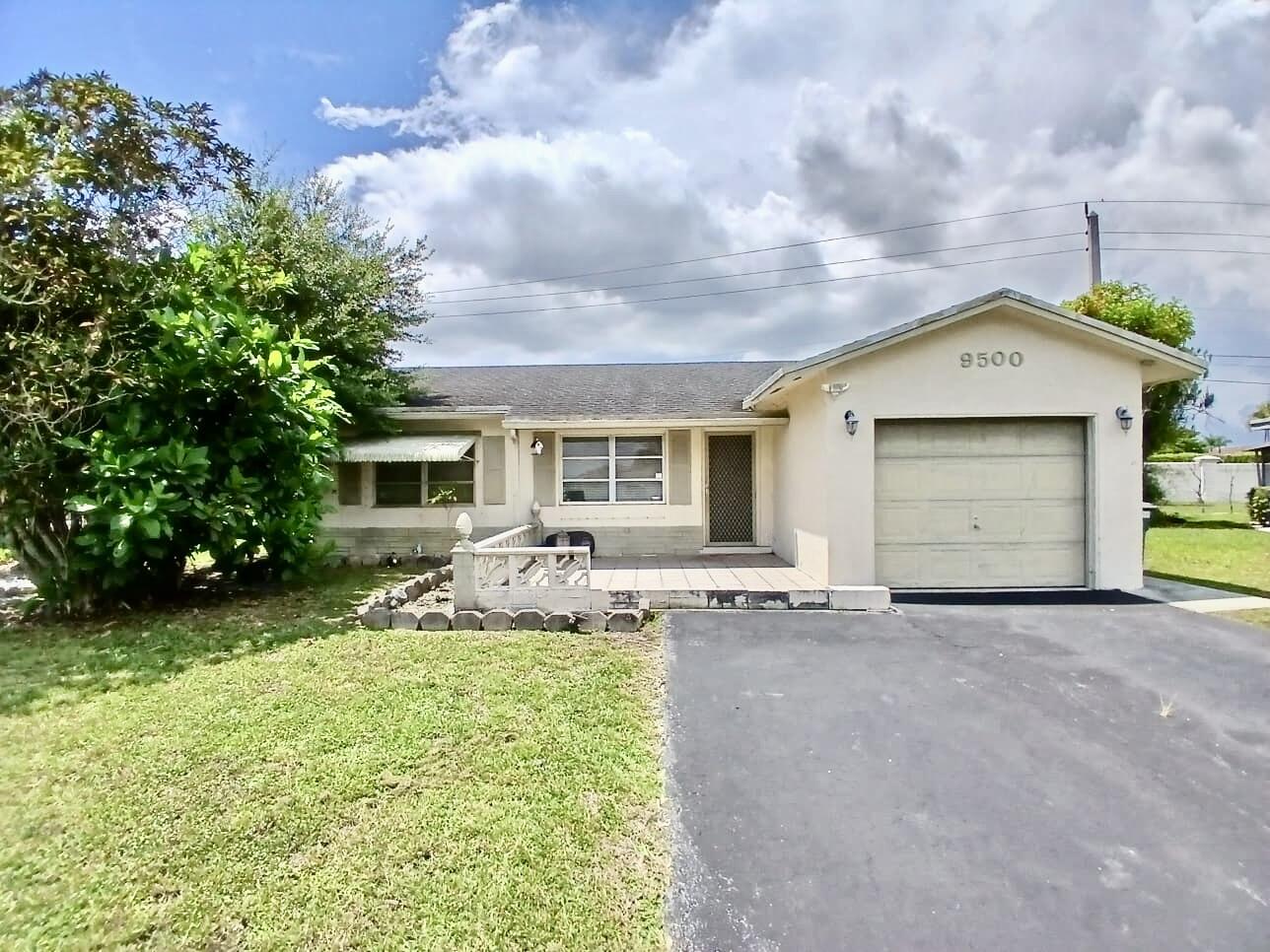 EXCELLENT POTENTIAL for EQUITY! This Home is Located in a Great Area and Beautiful Development! This Home has an attractive Layout with Split Floor Plan, Very Large Screened Patio in the Rear and also Large Front Porch. One Car Garage with Cabinets. Laundry Room also Located within the Home. Lots of Closet Space. AC is 2020.The Home does need some TLC including paint and some updating. The Community of Westwood 4 at Tamarac has Many Attractive Homes and is Well Maintained! This is an EXCELLENT OPPORTUNITY for an Owner Looking for Huge Equity Potential in a Great Location! At least 1 Occupant must be 55+ with no resident under 18. No Leasing for the first 5 years.