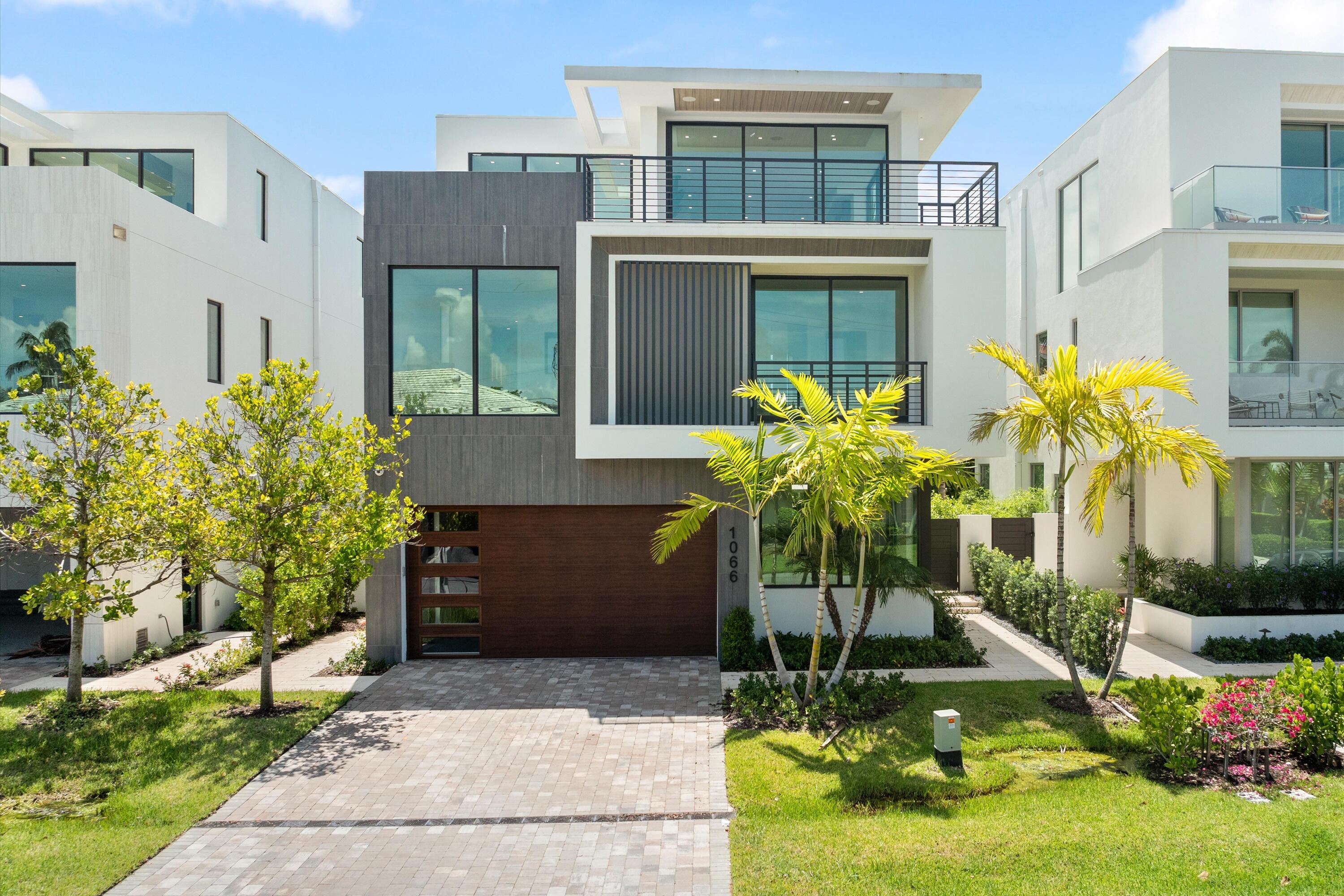 Welcome to the Estates At Ocean Delray! This boutique development of five custom contemporary crafted homes is located just 500 feet from the beach and offers private deeded beach access. Renowned architect Randall Stofft's vision comes to life as soothing sophistication exudes from each of the 3-story seaside estates. From the homes hardwood floors, 10-foot ceilings, gas Wolf appliances, floor-to-ceiling sliders, elevator and chef's kitchen with European cabinetry no detail was overlooked. 1066 Del Harbour Drive Boasts 5-bedrooms, 4.5-bathrooms, plunge pool and a 3rd floor owner's lounge with wet bar, guest suite & rooftop terrace with water views. Enjoy this furnished brand new construction totaling over 5700 this season with immediate occupancy. Enjoy the South Florida lifestyle today!