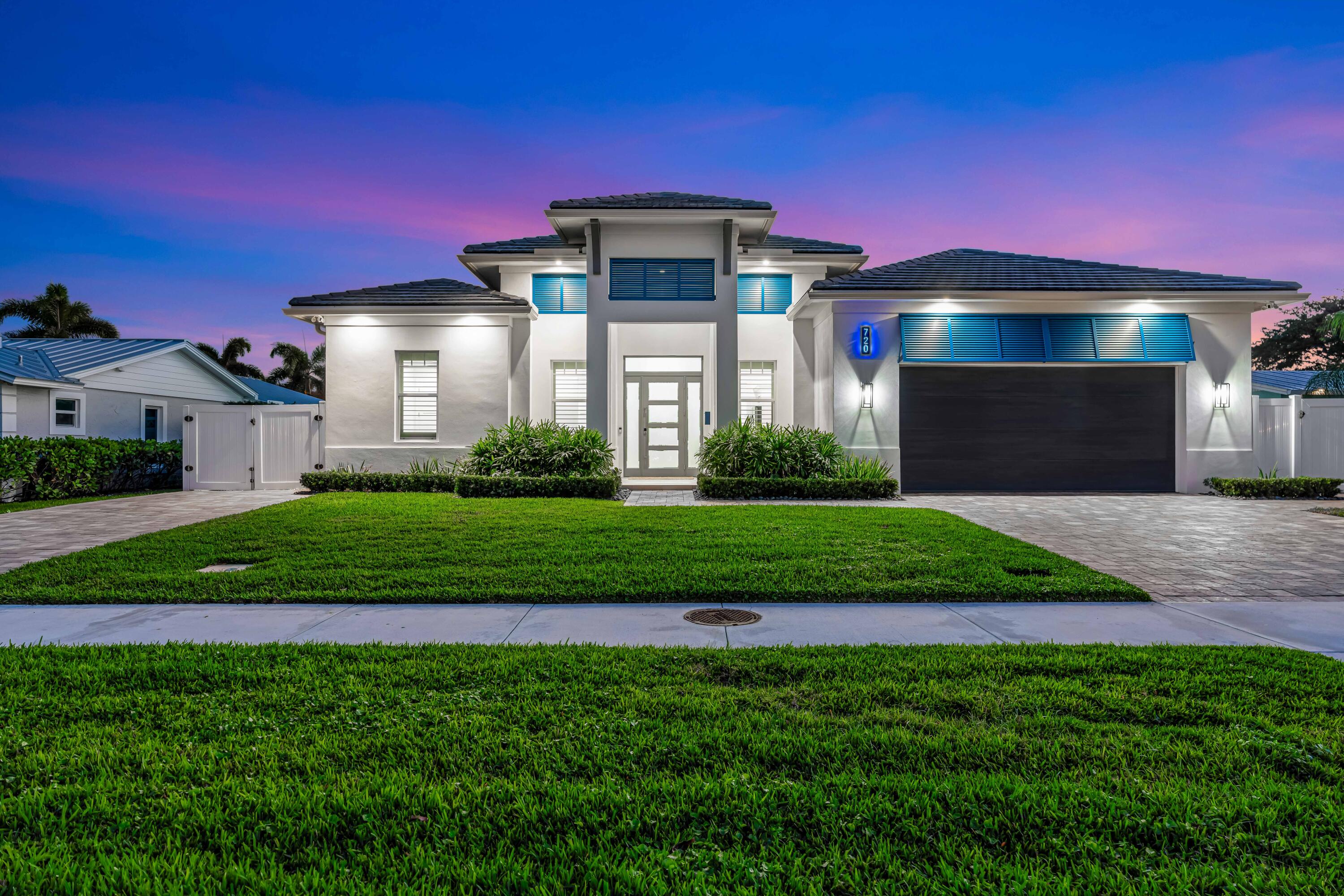 Call Kevin Spina for sale details. Buyer paid seller closing cost, personal property. Experience coastal living in this 2022 custom-built waterfront estate in prestigious North Palm Beach. Perfectly situated on 80 feet of direct water frontage with a brand-new seawall, private dock, and 24,000 lb. lift, this residence offers effortless access to the Intracoastal and Atlantic Ocean; ideal for yachting, sport fishing, or sunset cruising. Designed with timeless elegance and modern sophistication, the home features 4 bedrooms, 3.5 baths, a private study, and an oversized 2-car garage. The chef's kitchen, complete with a massive pantry and top-tier finishes, anchors the open-concept living space with soaring 12-foot ceilings, creating an atmosphere of understated grandeur. The serene primary suite is a private sanctuary with spa-inspired details and sweeping view of the water.The serene primary suite is a private sanctuary with spa-inspired details and sweeping view of the water. Outdoors, a resort-style pool and spa with sun shelf, summer kitchen, cabana bath, and expansive covered lanai set the stage for refined entertaining. Impact-rated windows and doors, a full-house generator, and meticulous craftsmanship ensure peace of mind without compromise. Just minutes away, the North Palm Beach Country Club; home to the Jack Nicklaus Signature golf course, Olympic pool, tennis, and fine dining, completes this rare opportunity to embrace an unrivaled waterfront lifestyle.