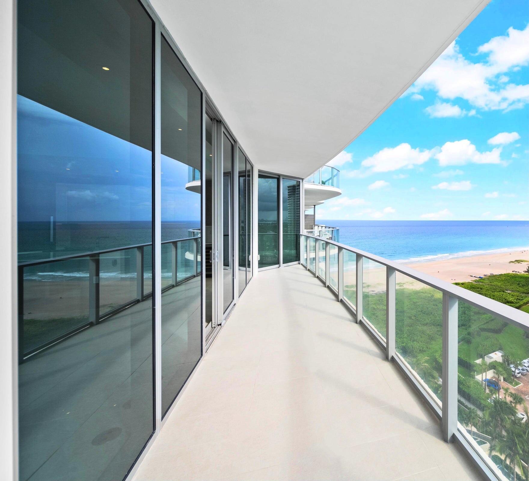 Welcome to your personal paradise at Amrit Ocean Resort and Residences in Singer Island, Florida. This stunning corner condo offers mesmerizing ocean and intracoastal views, complemented by a wraparound balcony where you can indulge in the beauty of passing boats and spectacular sunrises and sunsets. Step inside this sophisticated 2-bedroom, 3-bath haven, featuring expansive 10-foot floor-to-ceiling windows that bathe the space in natural light. The contemporary kitchen, equipped with top-tier Miele appliances, allows you to create culinary masterpieces while enjoying the vibrant waterfront activities. As a resident, revel in luxurious amenities including an ocean-view restaurant, spa, gym, and beauty salon, all while benefiting from valet parking and room service.  Located in the heart of Palm Beach, you'll have access to stunning beaches, gourmet dining, and vibrant nightlife, making every day an adventure. Whether you seek full-time luxury living or a weekend retreat, this condo presents an exceptional opportunity for income generation through flexible rental options. Don't miss your chance to experience the harmonious blend of elegance, comfort, and wellness in this breathtaking coastal setting. Your dream lifestyle awaits!