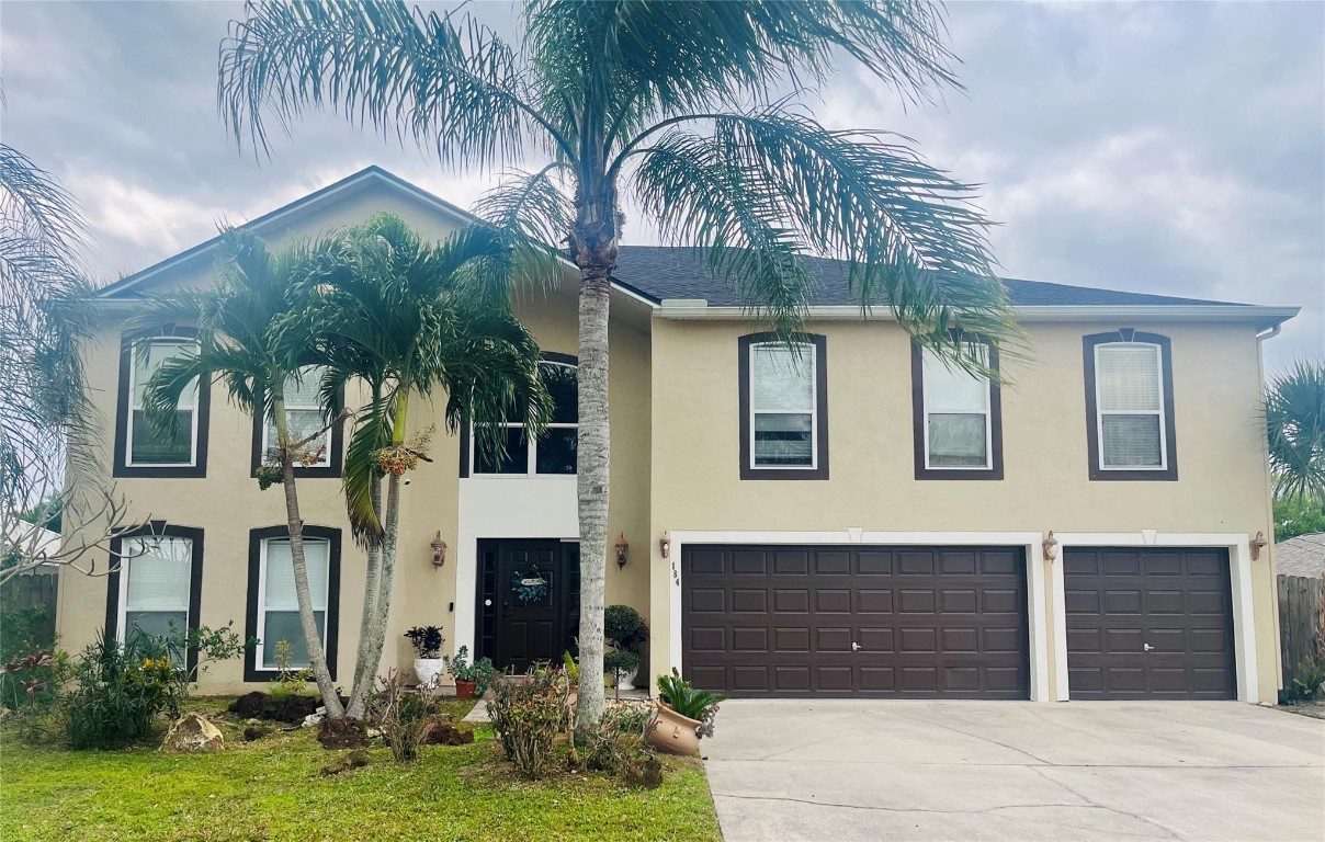 This Beautiful family home boasts 6 bedrooms & 4-1/2 baths. A perfect blend of elegance, comfort, & natural beauty! The heart of this home is the expansive kitchen, which features custom cabinets & granite countertops, custom lighting, a chef's delight with natural bright light, open to a huge family room for great get-togethers. Step out to the screened-in Patio where you can relax while viewing your large oasis backyard with lots of exotic plants. The Main level entrance to a central Living and Dining room, the 1st-floor Master bedroom, and an additional half bathroom, laundry room make everyday chores more convenient. Upstairs, you'll find a spacious Owner's suite with a large seating area, A Loft ideal for family movie nights, Owner motivated