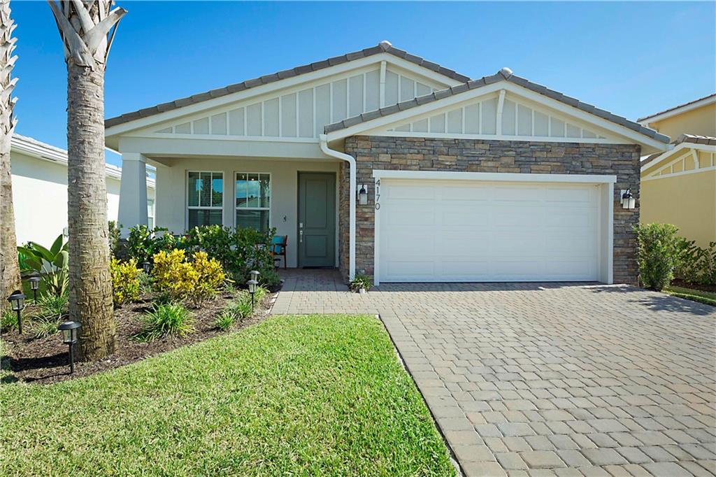 This gorgeous single story Pitoresco model has it all! Certified Wi-Fi Controlled home, GE Stainless Appliances, 42'' shaker cabinets, large center island and quartz in kitchen and baths. Ring Doorbell, Smart thermostat, impact glass and window treatments. Gorgeous garden views from the back porch with a nice landscaped common space for added privacy.  Veleiros at Crystal Lake is a new construction, gated community with high end amenities including a state of the art clubhouse with fitness center, entertaining area complete with fireplace and full kitchen, and community pool area with a screened enclosure overlooking the lake.