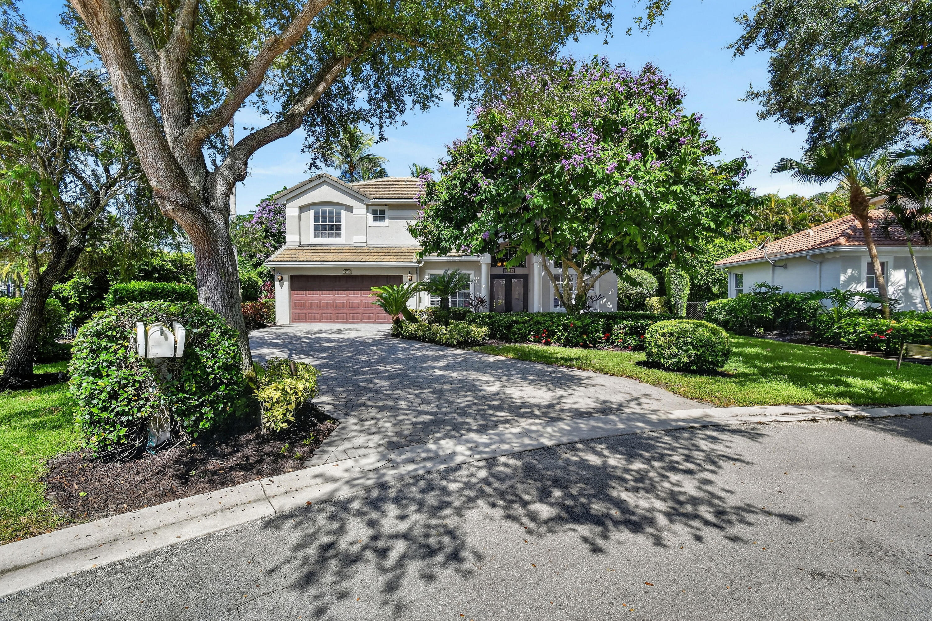 Welcome to this stunning  residence nestled in Egret Landing on a .24 acre lot full of beautiful lush landscaping surrounding a lagoon pool and spa. This two-story home has over 2500 square feet of thoughtfully designed living space across four spacious bedrooms, including the first floor primary, 3 bathrooms and an office. The open floor plan maximizes natural light and creates seamless flow throughout the home, while the two car garage provides convenient parking and storage. Positioned on a quarter of an acre, this residence delivers a remarkable tropical setting for entertaining in a distinctive outdoor living space. You will enjoy a built in BBQ with bar seating, a large pool/spa, and several outdoor spaces for fire pits, hammocks, and play areas. You will have peace of mind with a  2022 ROOF. Located in Jupiter, Florida, this home combines comfort, functionality, and outdoor living appeal in one exceptional package. Egret Landing HOA includes fiber optic high speed internet, expanded cable package, a community pool, clubhouse, tennis, pickleball, gym, basketball courts, soccer field, playground, picnic area, and a boat/RV storage lot. Egret Landing is a community with several planned events and clubs including fall festival, movie nights on the lawn, food trucks, and a day of making snow just to name a few. You will be residing in the heart of Jupiter/Juno Beach with plenty of restaurants, golf, Gardens Mall, Palm Beach International Airport, and Marlins/Cardinals spring training.